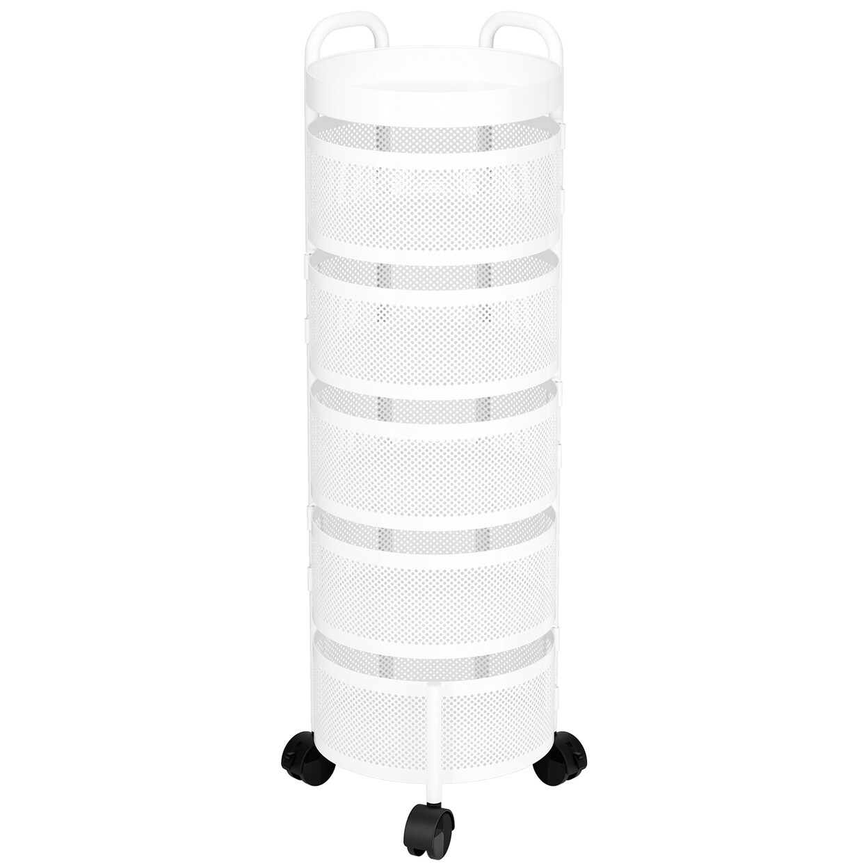 Kitchen Fruit Vegetable Basket Storage Organizer Rotating Storage Shelves Rack Fruit Basket Floor Stand Shelf Fruit