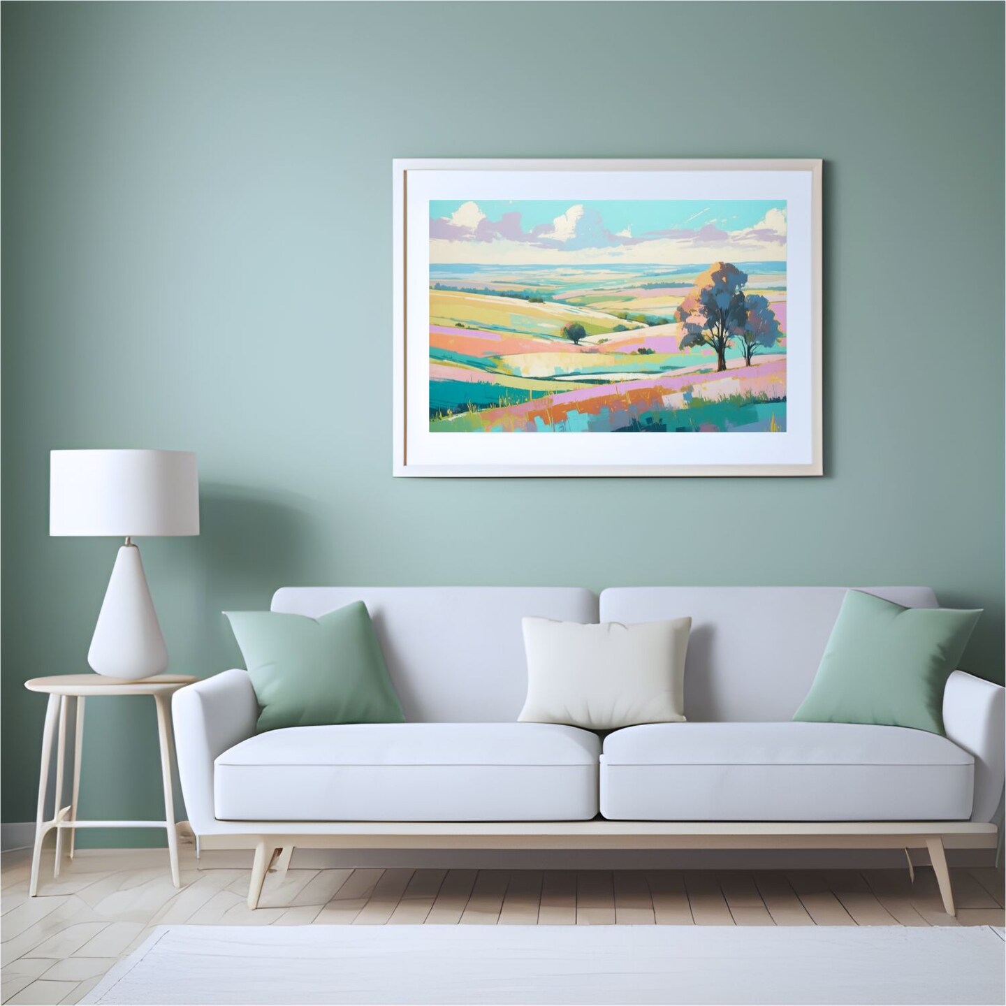 Vibrant Texas Hill Country Landscape Wall Art | MakerPlace by Michaels