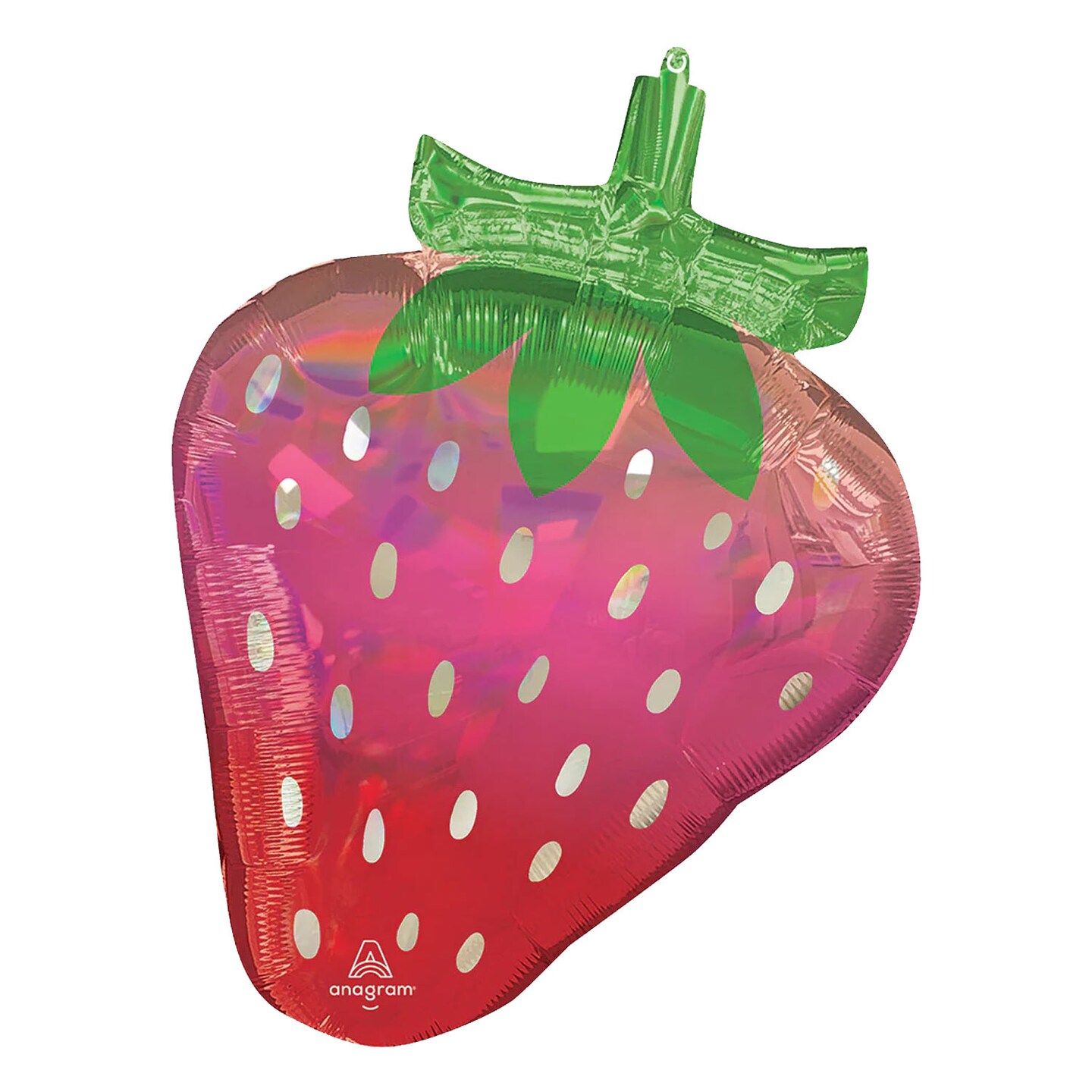 Anagram® 27 Inch Fruity Mix Iridescent Strawberry Foil Mylar Balloon