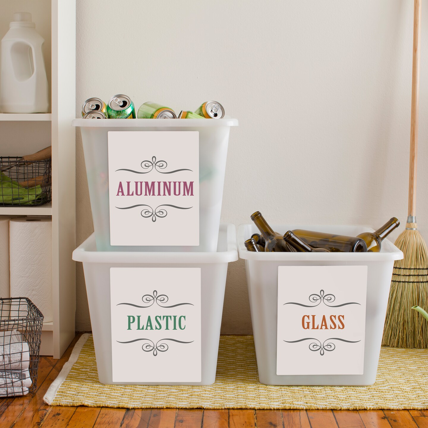 Avery Printable Shipping Labels, 8.5" x 11", Matte White, Inkjet Printer Compatible, 20 Blank Labels Total (8255)