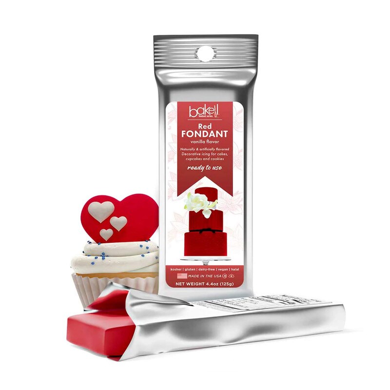 Bakell&#x27;s Satin Ice Vanilla Fondant 4.4 oz.