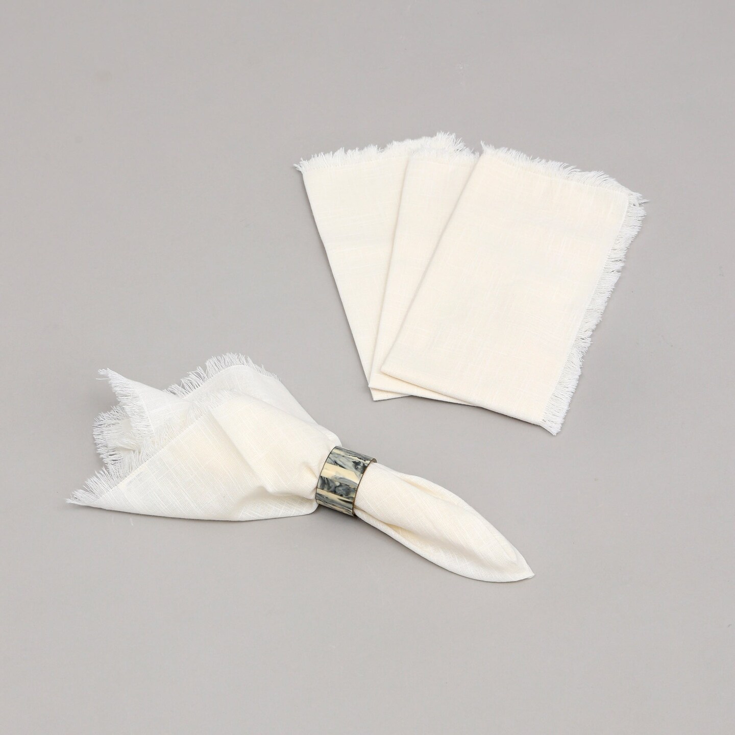 Premium 100% Cotton Napkin Cloth – Set of 4 Reusable, Soft & Durable Napkin Cloth for Dining Table & Special Occasions