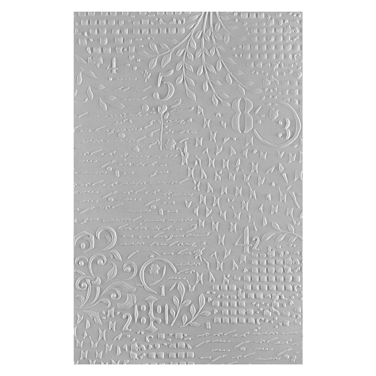 Spellbinders 3D Embossing Folder-Beautifully Imperfect, Distress Mix