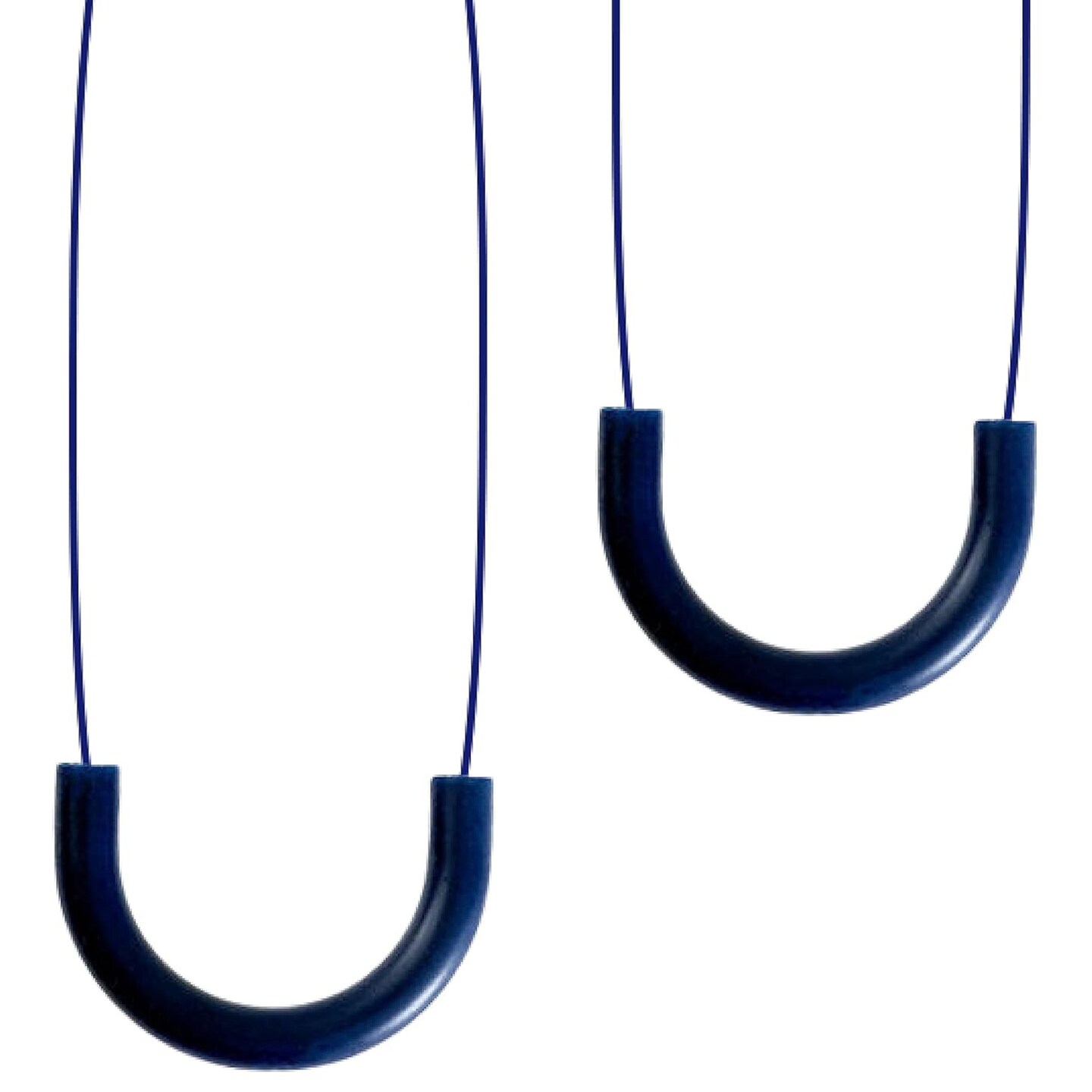 Sensory Basics: U-Chew Necklace - 2 Pack - Oral Therapy Tool For Light Chewers, Silicone, Calm Sensory Relief, Break-Away Clasp, Kids-Teens-Adults 3+