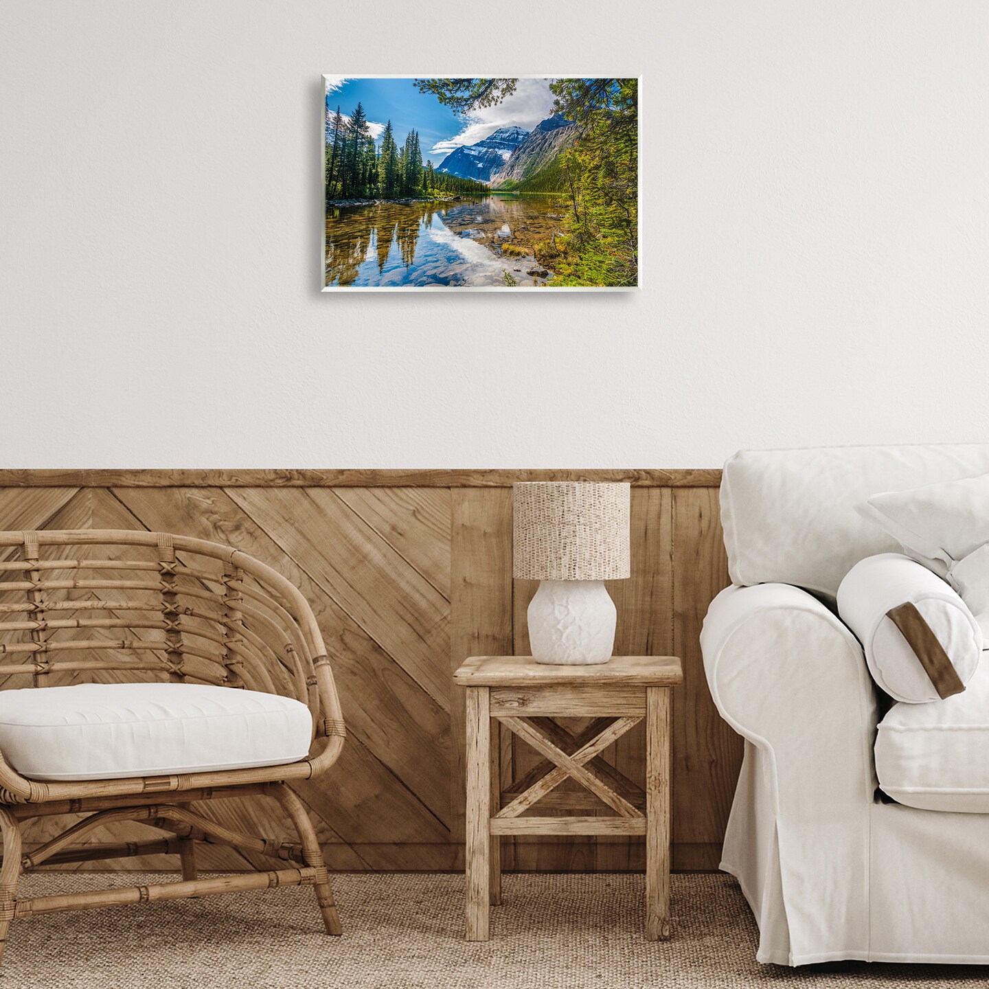 Stupell Industries Mountain Valley&#x27;s Stream Wall Plaque Art Design by Marty Hulsebos