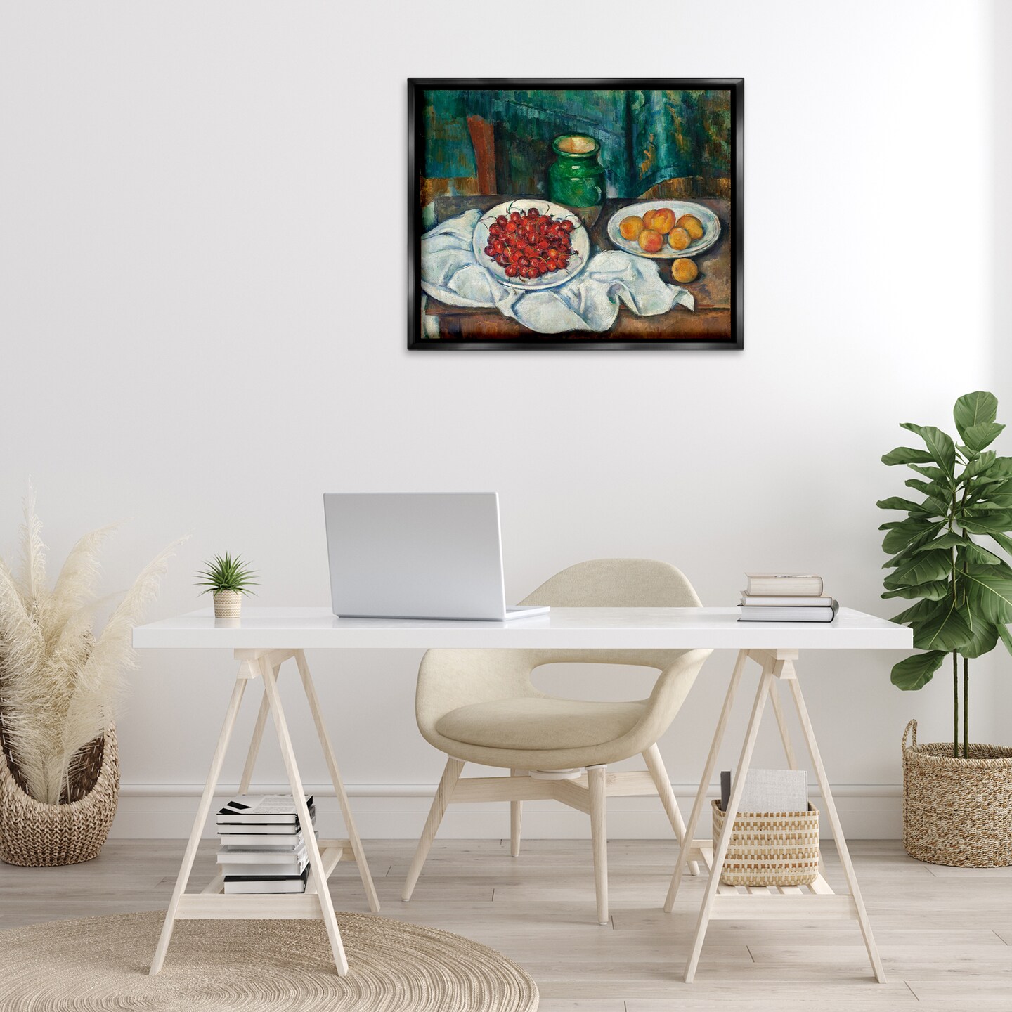 Stupell Industries Classical Fruit Still Life Framed Floater Canvas Wall Art Design by one1000paintings