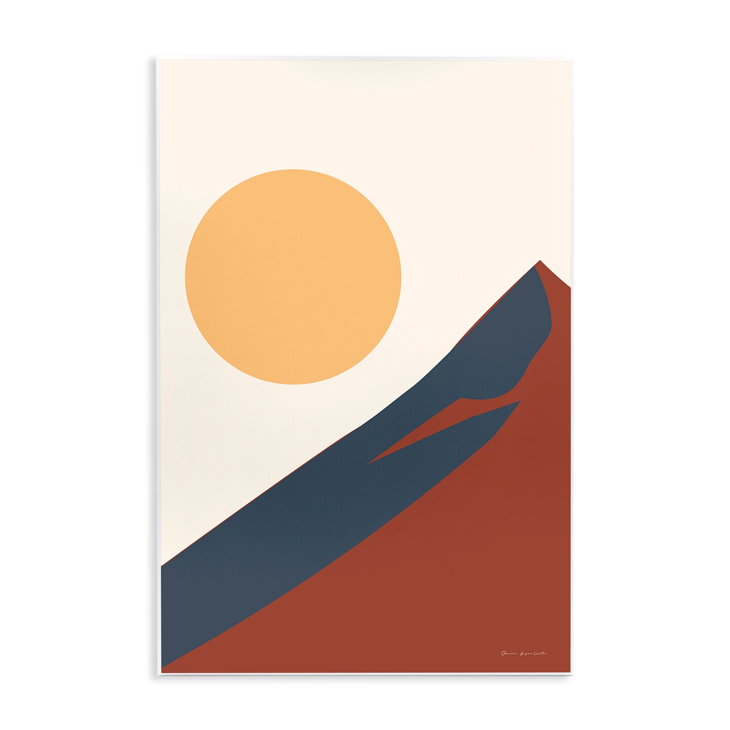 Stupell Industries Boho Mountain Peak & Sun Wall Plaque Art Design by Omar Escalante