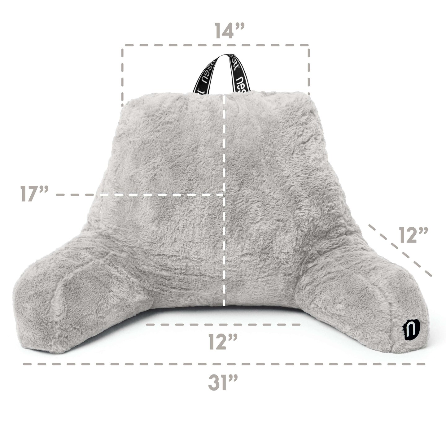 Nestl Fur Reading Pillow
