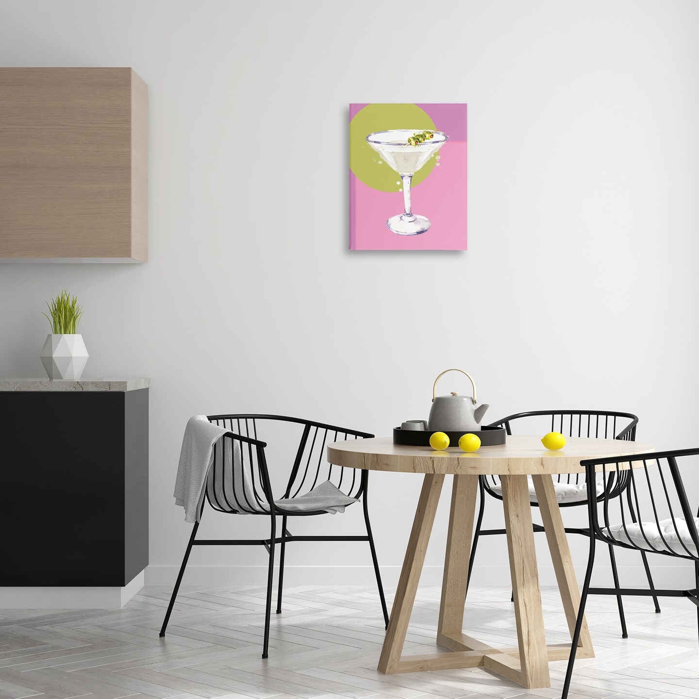 Stupell Industries Olive Martini Cocktail Canvas Wall Art Design by Susan Jill