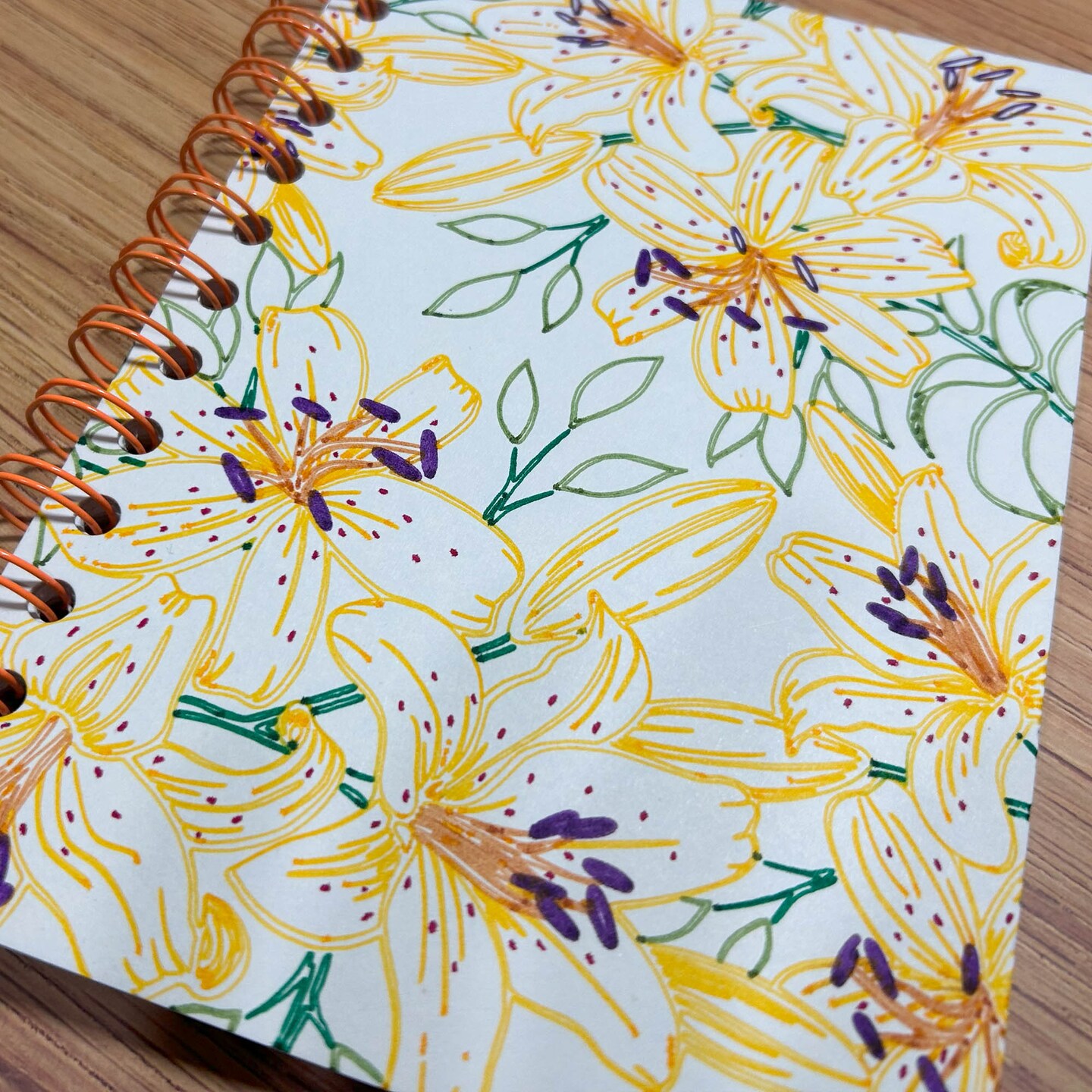 Spiral Flower Notebooks (Lined, Blank, Bullet, Sketch) product 5