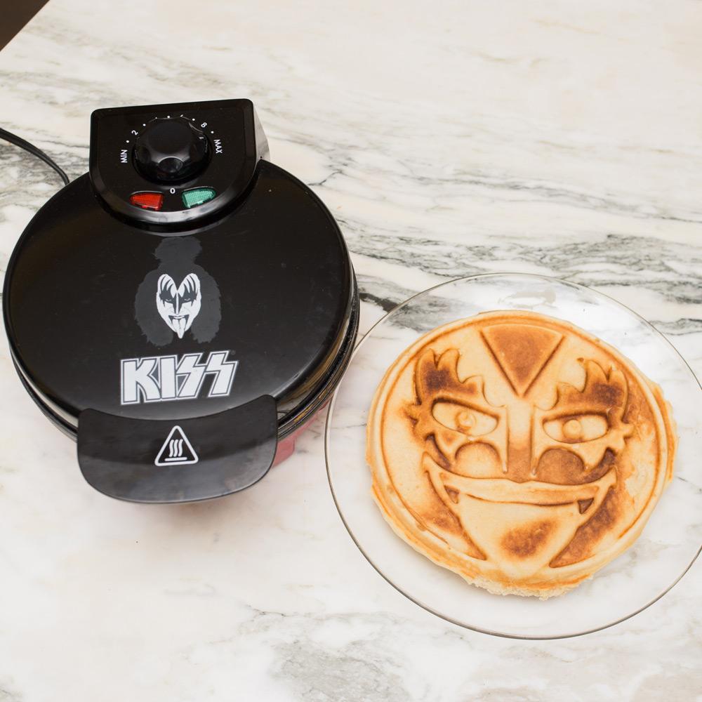 Uncanny Brands The KISS Demon Waffle Maker