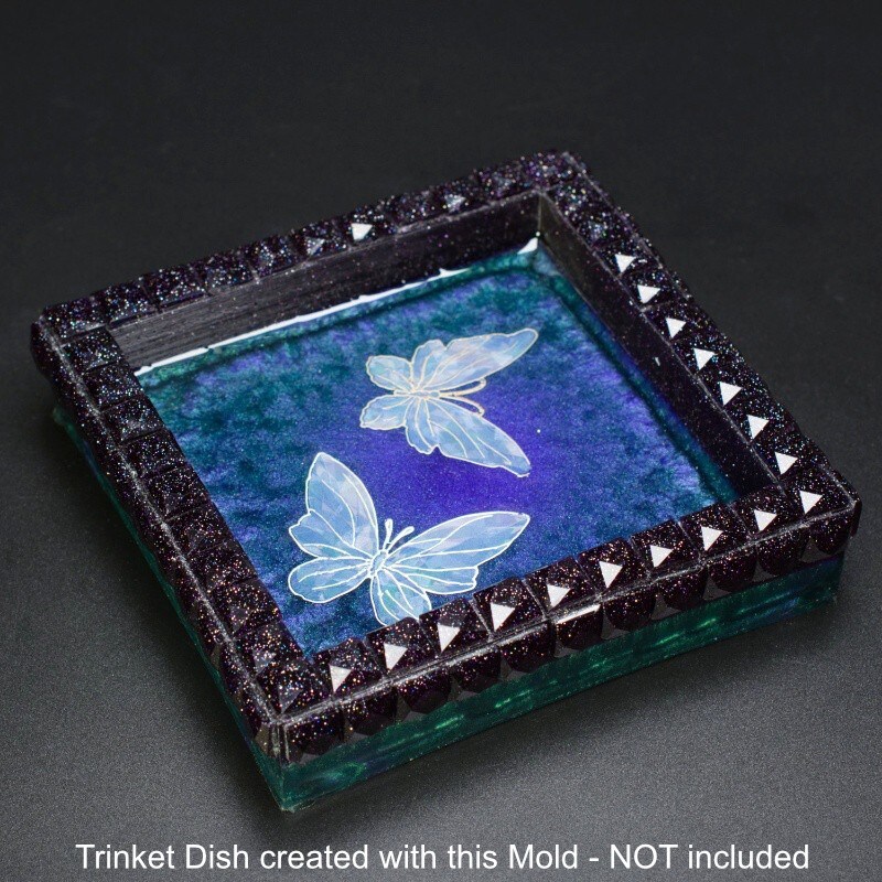 Crystal Gem Edge Trinket Dish Mold