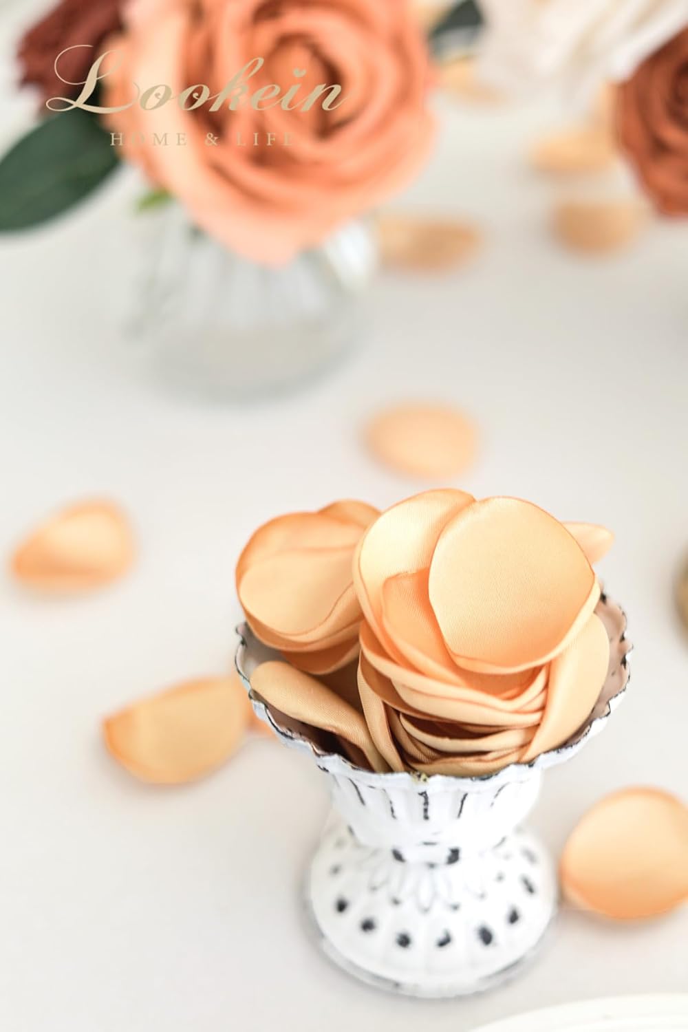 300pcs Rose Petals Satin Flower Petals