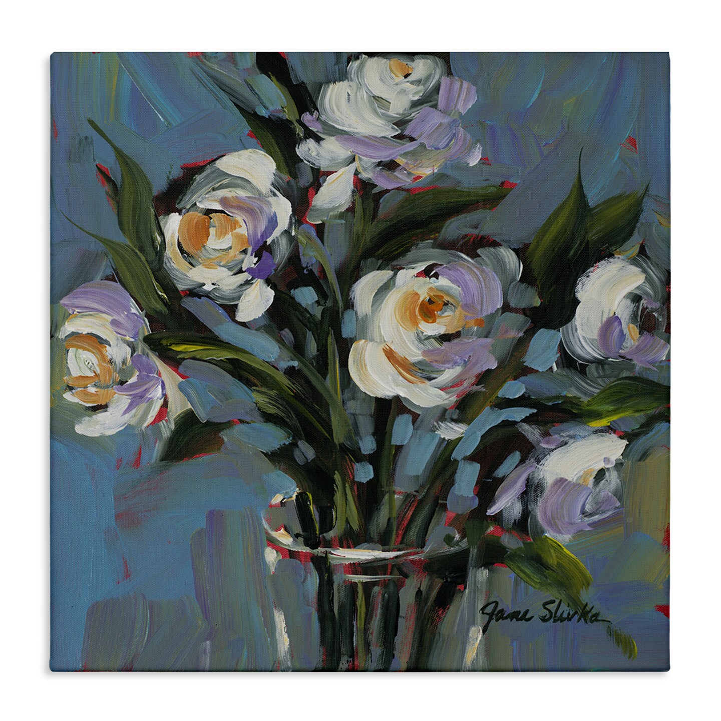 Stupell Industries Florals That Make You Smile Canvas By JANE SLIVKA