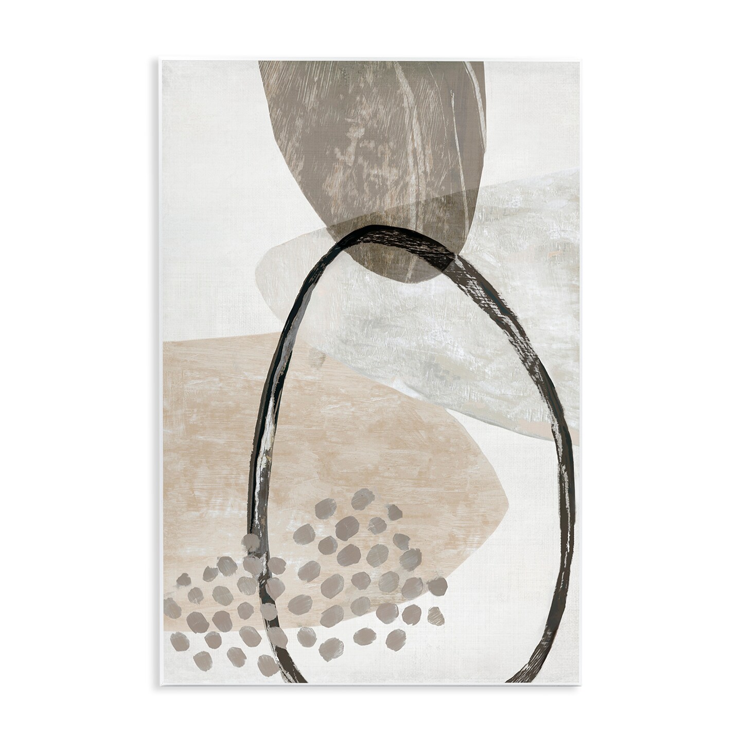 Stupell Industries Oblong and Circular Abstractions Wall Plaque By Hannah Dawson