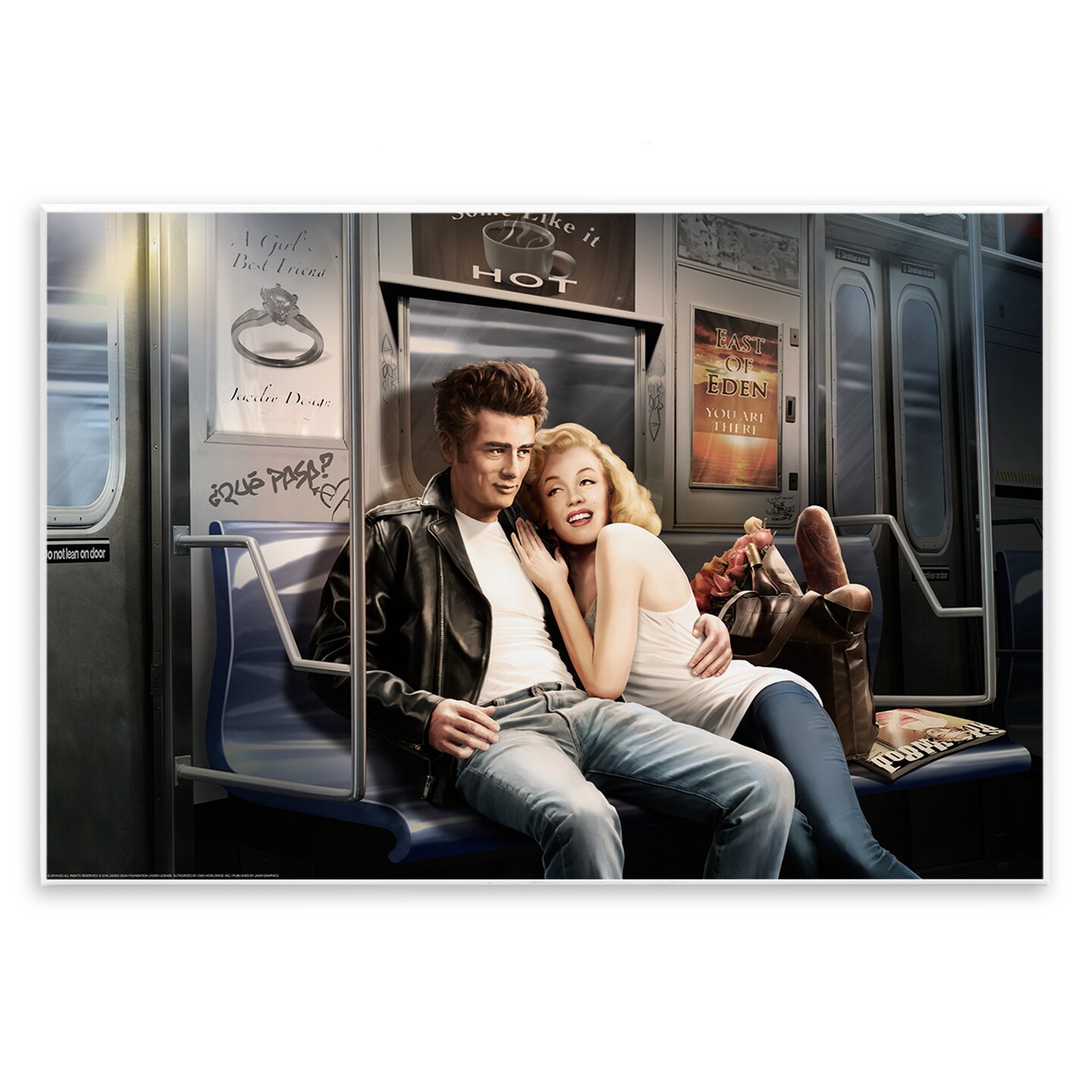 Stupell Industries Subway Ride Famous Figures Wall Plaque By Jadei