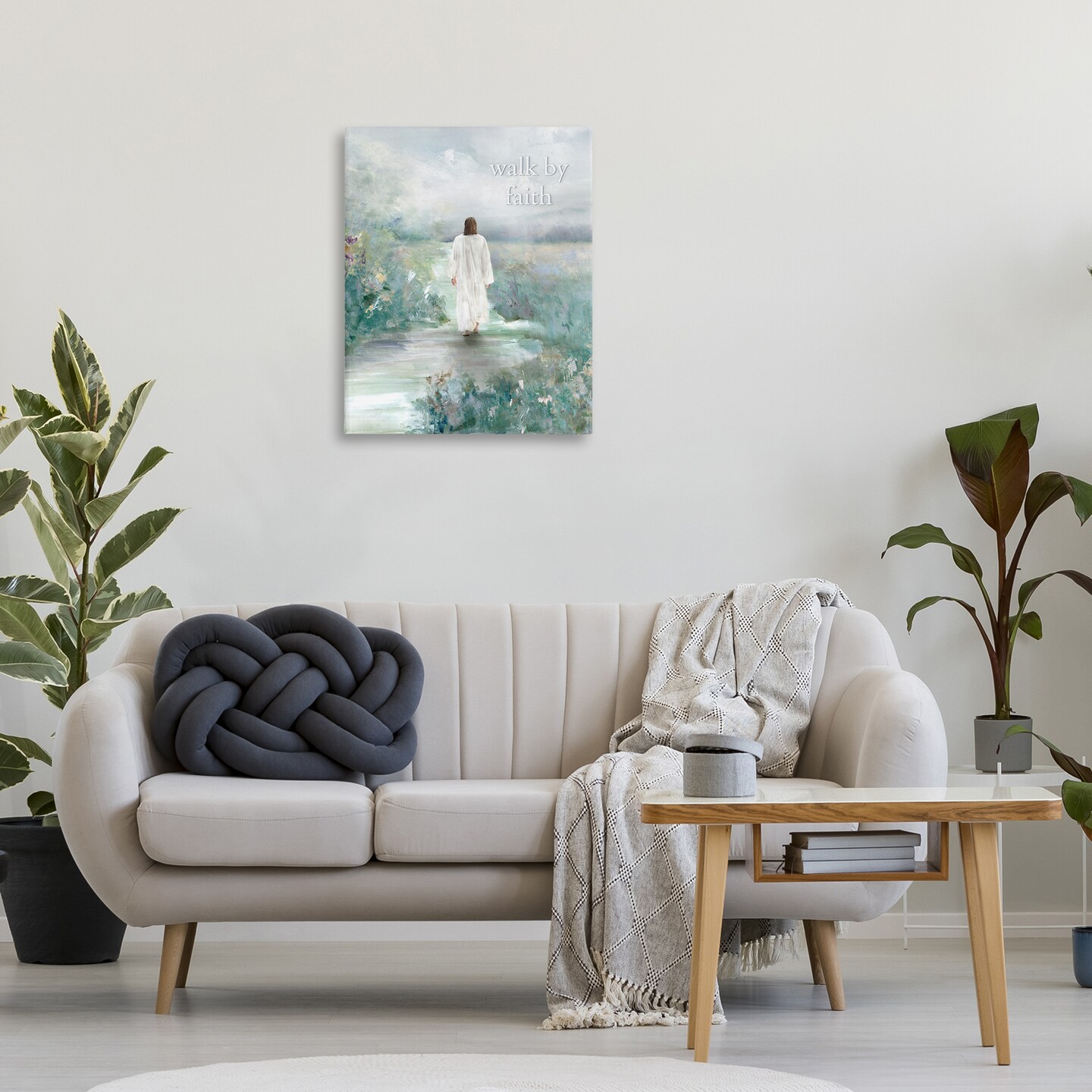 Stupell Industries Walk By Faith Prayer Canvas By Sally Swatland