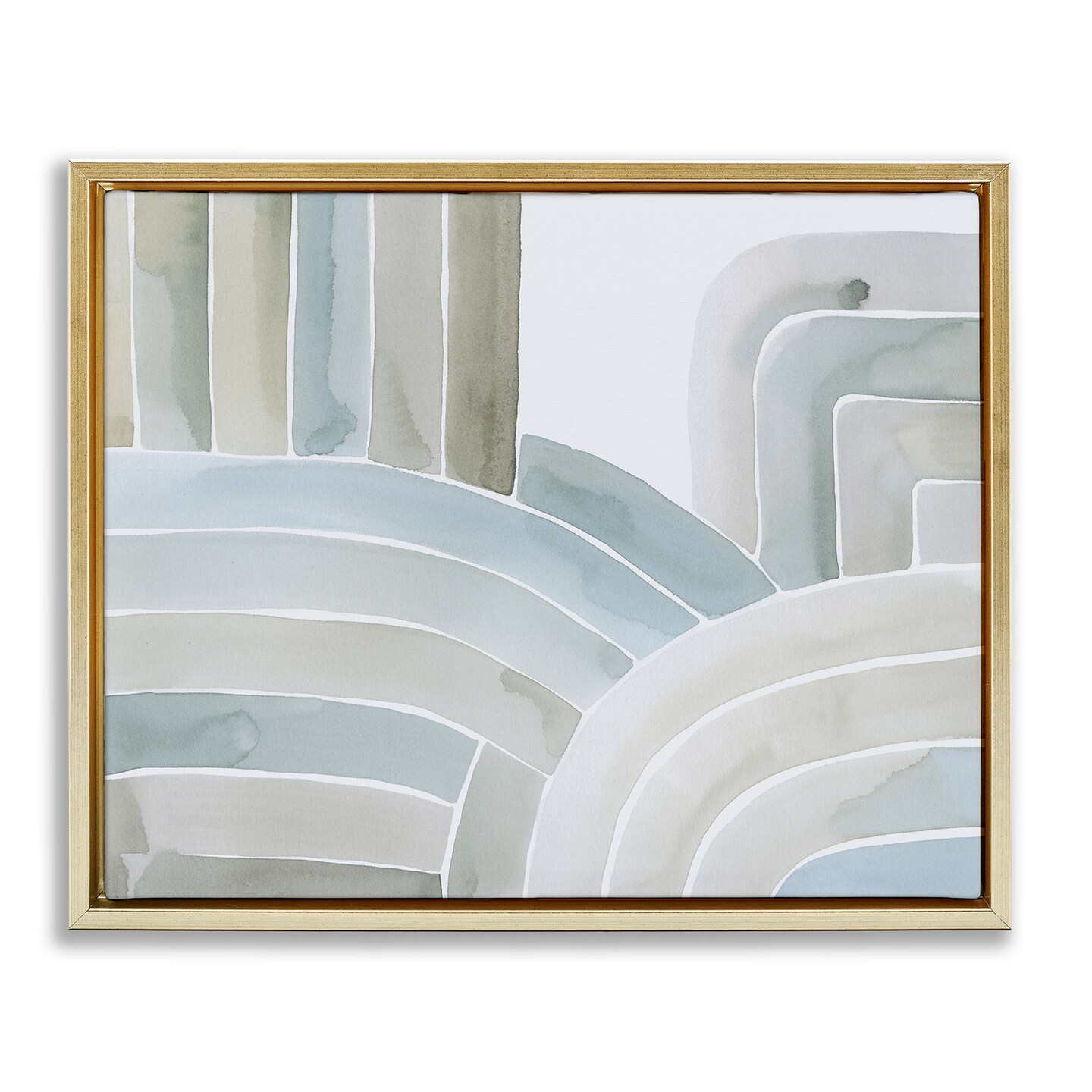 Stupell Industries Arched & Curved Lines Floating Frame By Grace Popp