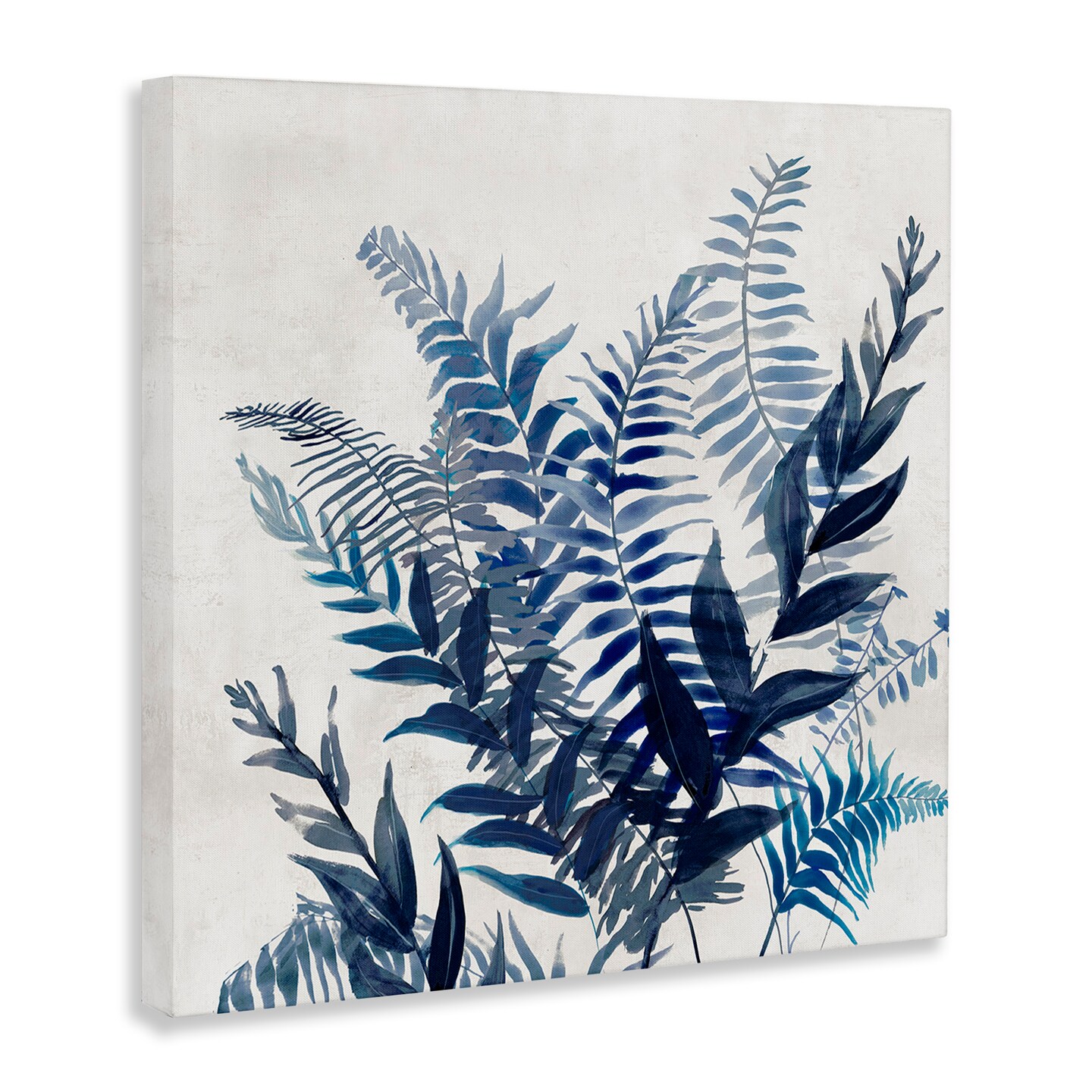 Stupell Industries Blue Toned Fern Fronds Canvas By Jacob Q
