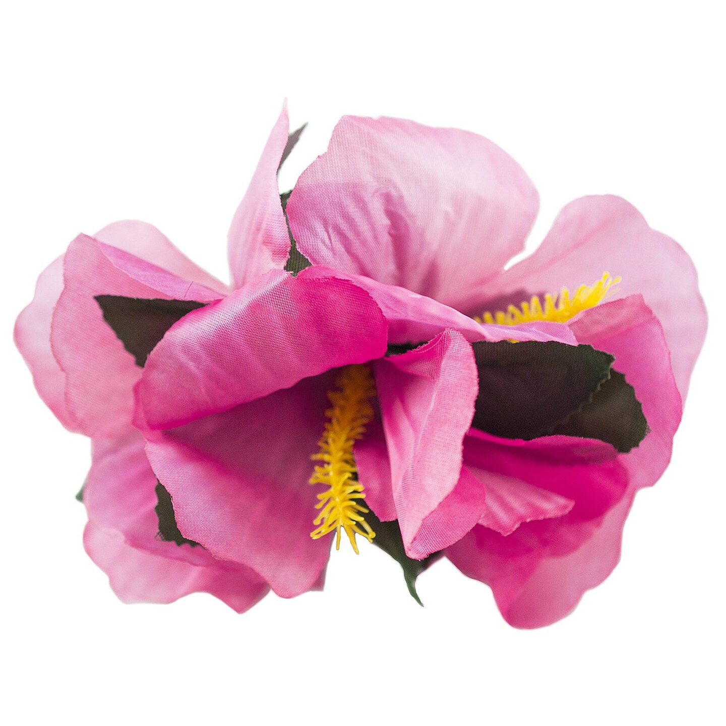 Hula Girl Hibiscus Color Assorted Flower Island Theme Hair Clips Event Decoration Supplies (12 Pack)(Assorted,Orange,Blue,Green,Red,Pink,Purple)