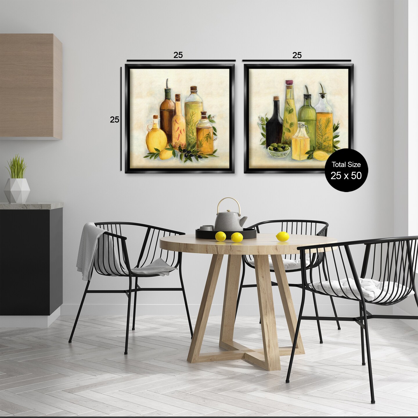 Stupell Industries Italian Kitchen Cooking Oils 2pc Floating Frame Set By Marilyn Dunlap