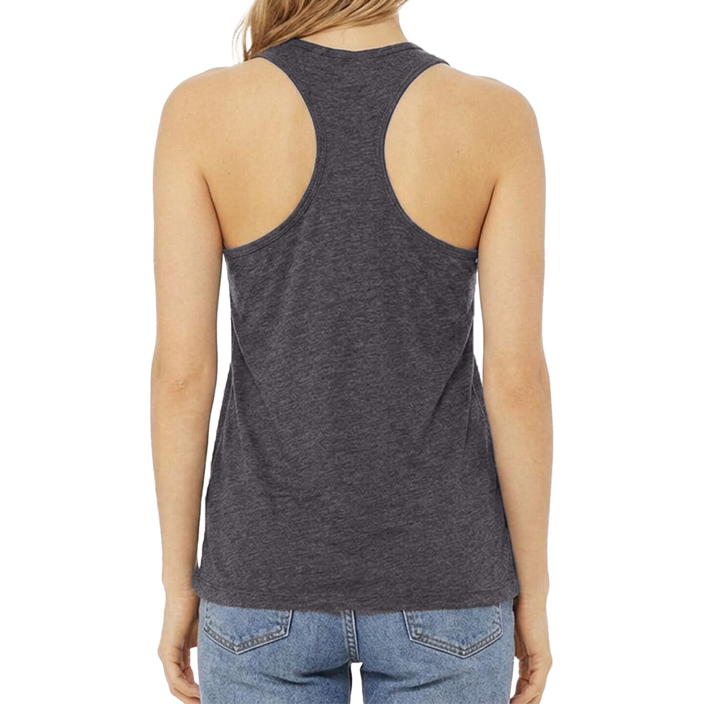 BELLA + CANVAS Women's Jersey Racerback Tank, Gym Workout Casual Tank Top