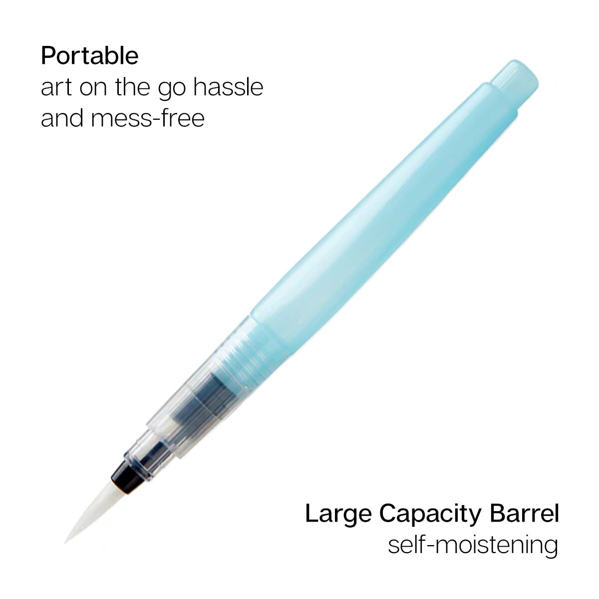 KINGART&#xAE; Water Brush Pens 4 pc
