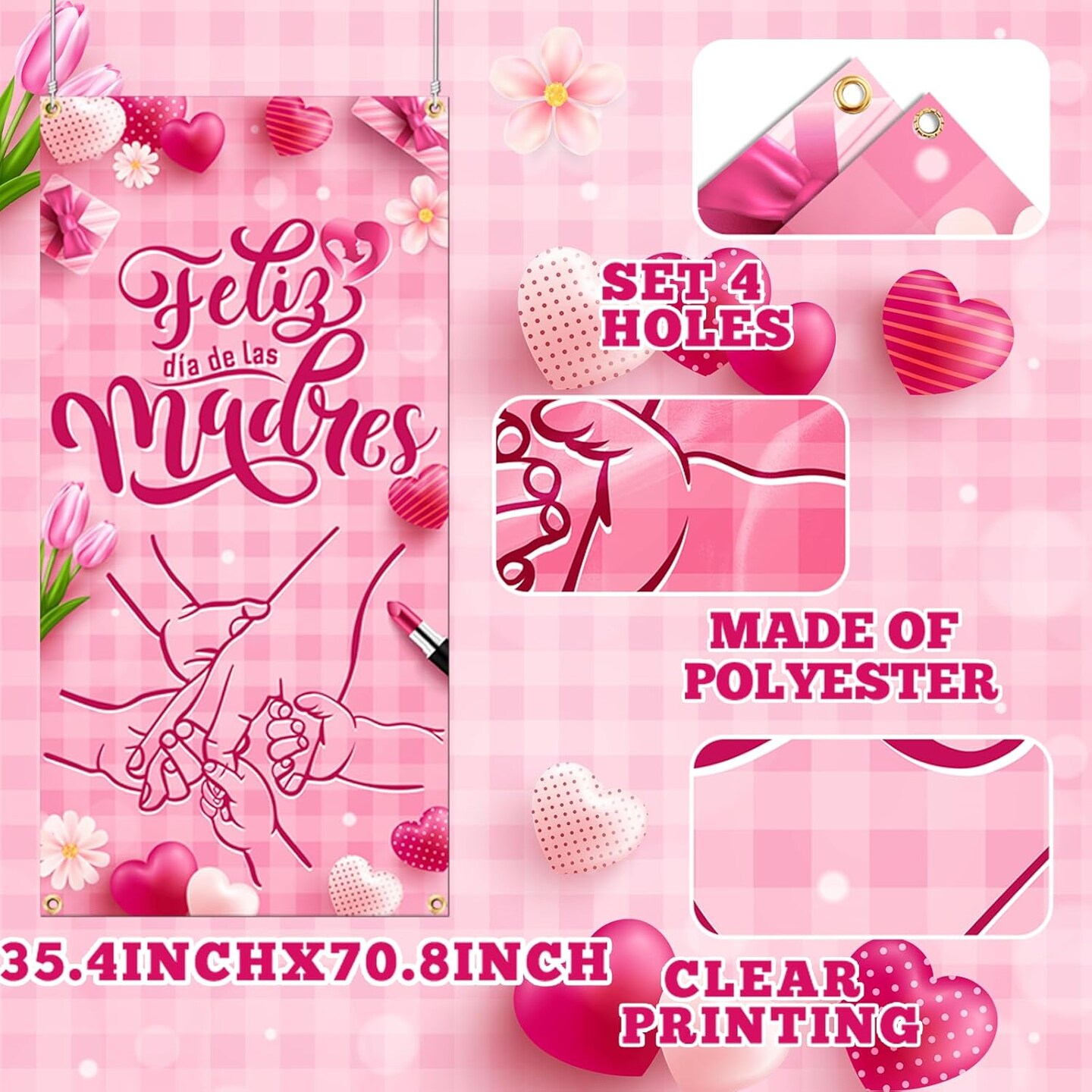 Feliz Dia de las Madres Banner-Large Mothers Day