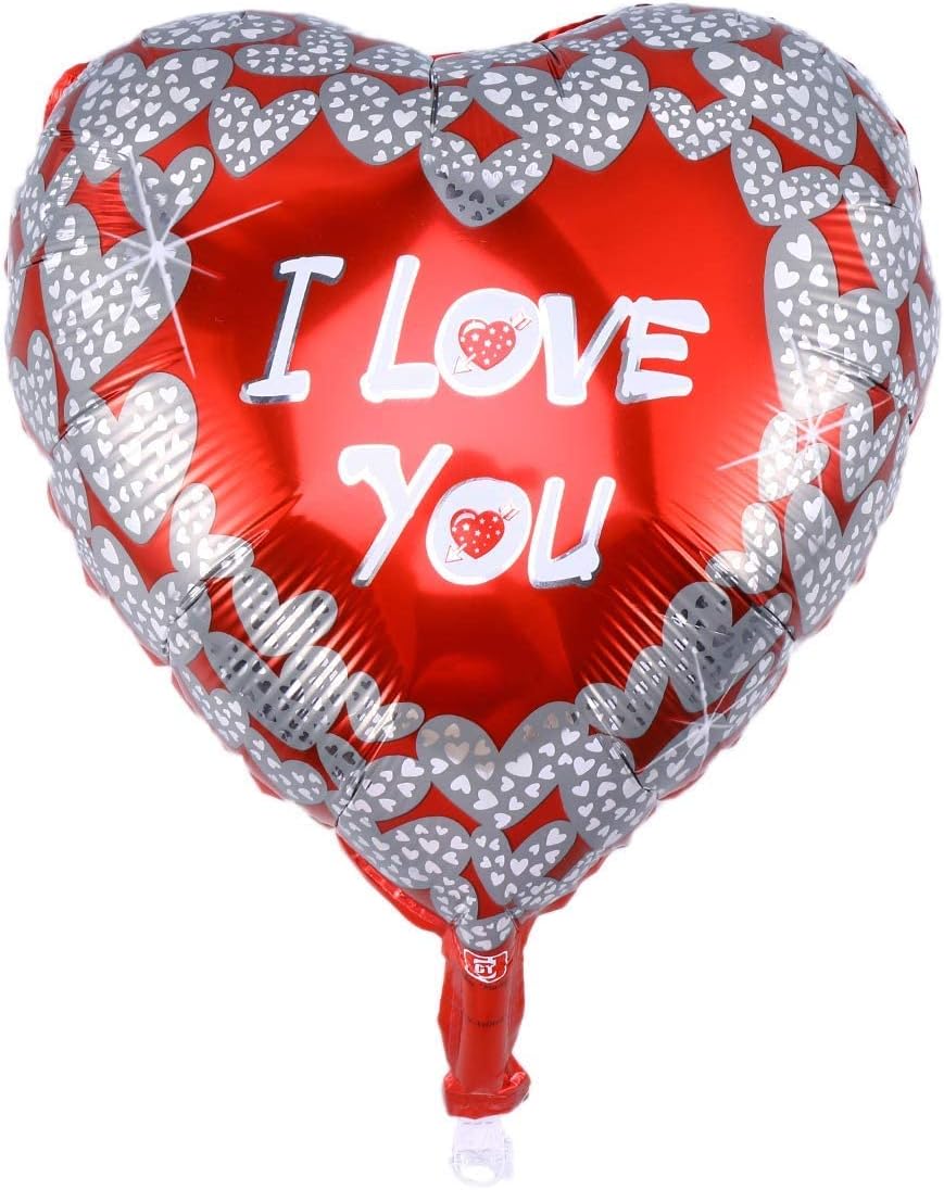 I Love You Balloons,Valentine Engagement Wedding Party Decorations,10Pcs