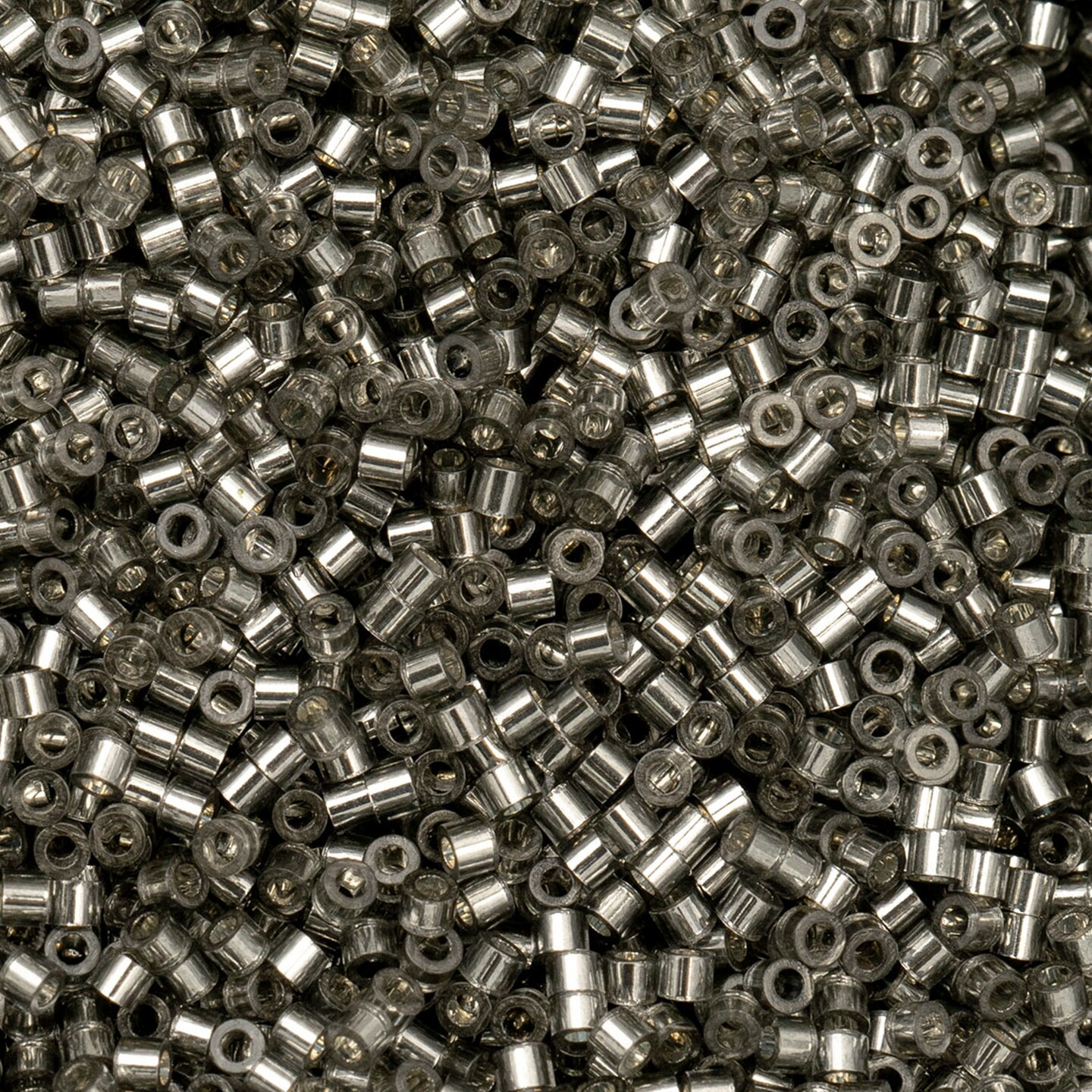 John Bead Silver Lined Cylin Beads 11/0 Glass Cylindrical Seed Beads, 25g