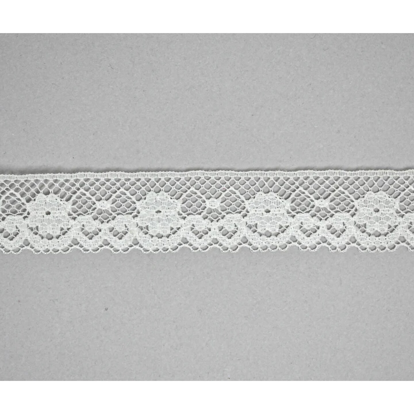 Fancy White Lace Trim Decorative DIY Craft Ribbon 1 inch Width