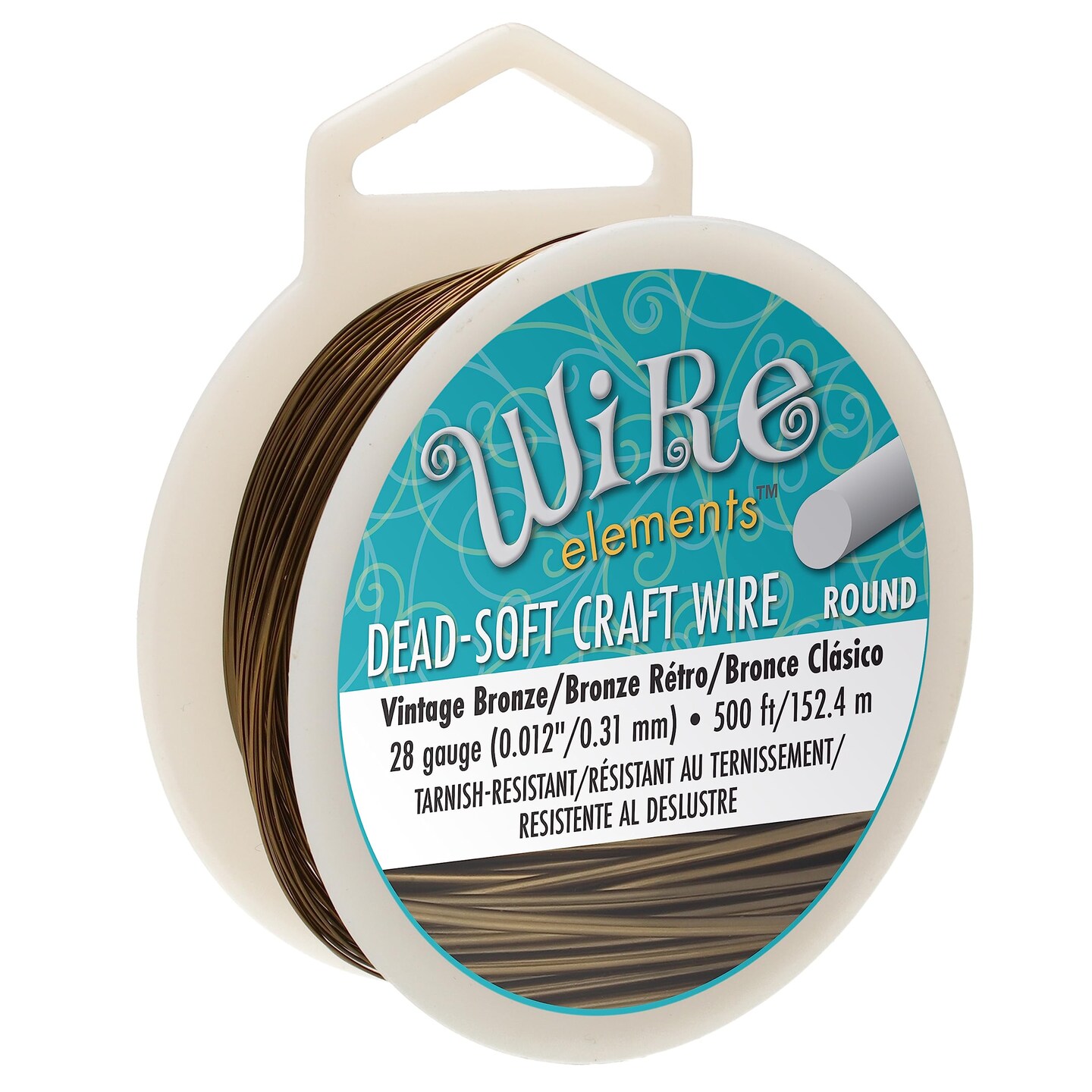 The Beadsmith Wire Elements Craft Wire – Tarnish Resistant, Soft Temper, Round