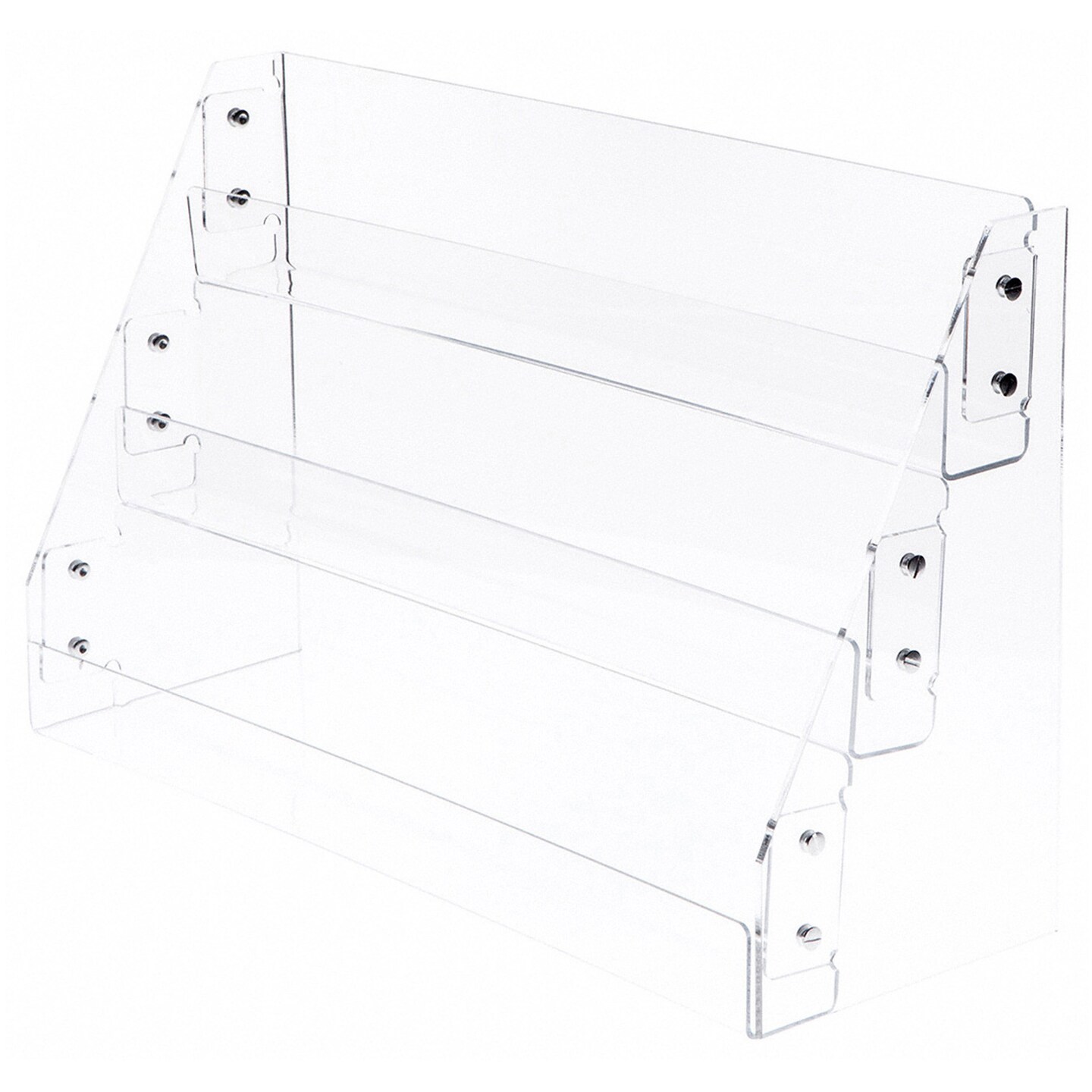 Plymor Clear Acrylic 3-Level Greeting Card Display Rack