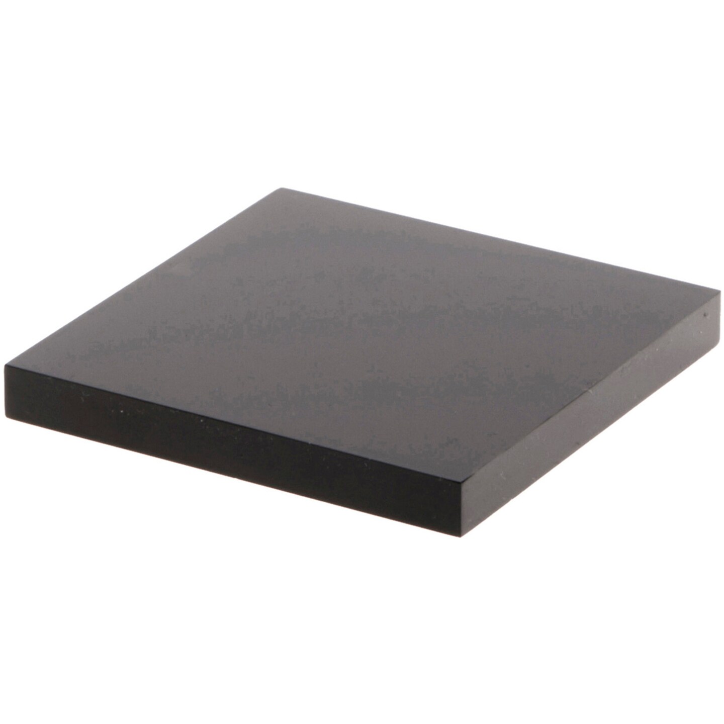 Plymor Black Square Acrylic Display Base, 3&#x22; W x 3&#x22; D x 0.375&#x22; H