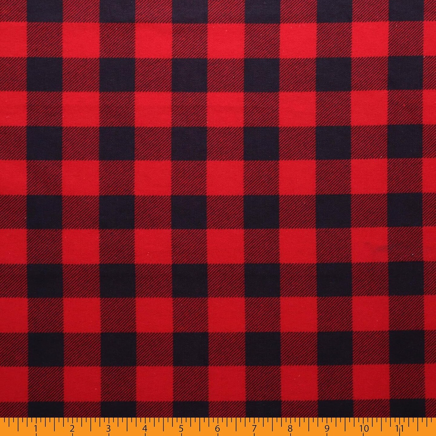 Mook Fabrics Buffalo Plaid Flannel Fabric [43 in. Wide] - By The Yard
