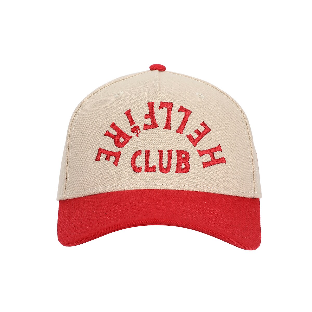 Stranger Things Hellfire Club White Polywool A-Frame Baseball Hat