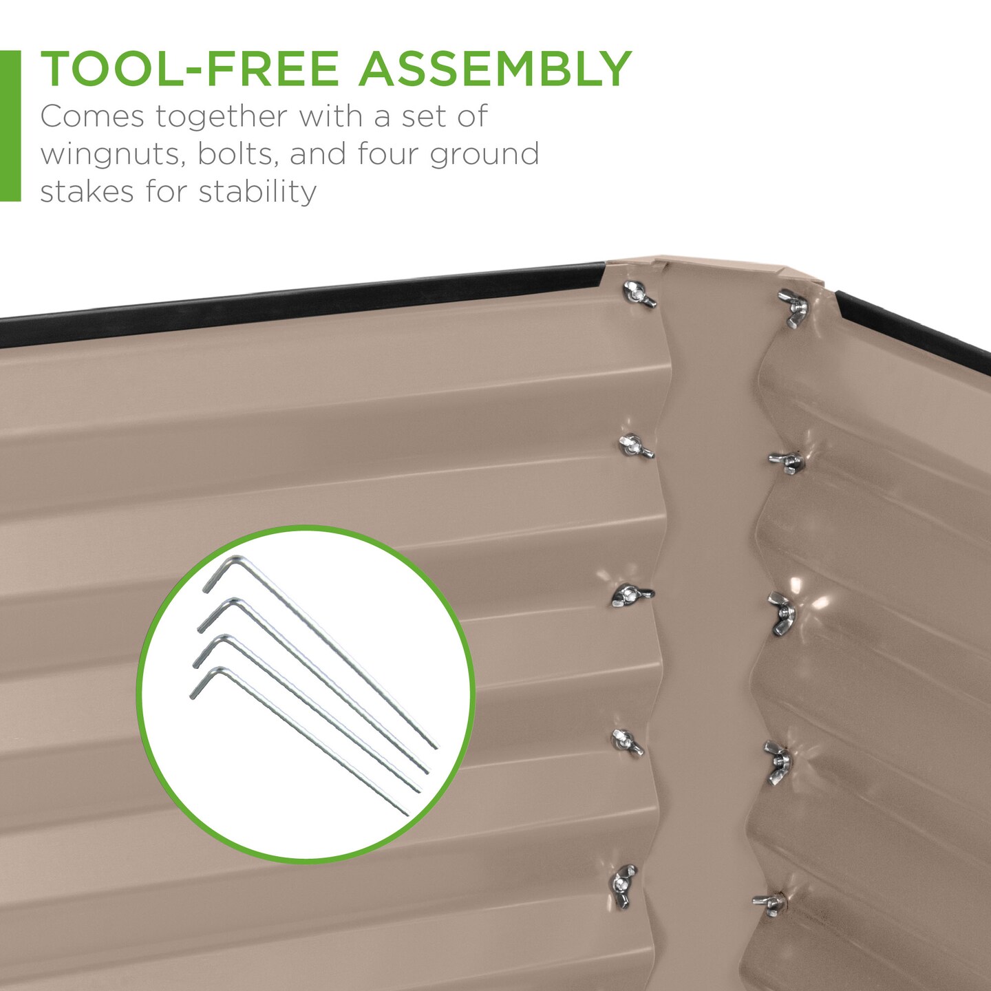 Best Choice Products 6x3x2ft Outdoor Metal Raised Garden Bed, Planter Box for Vegetables, Flowers, Herbs