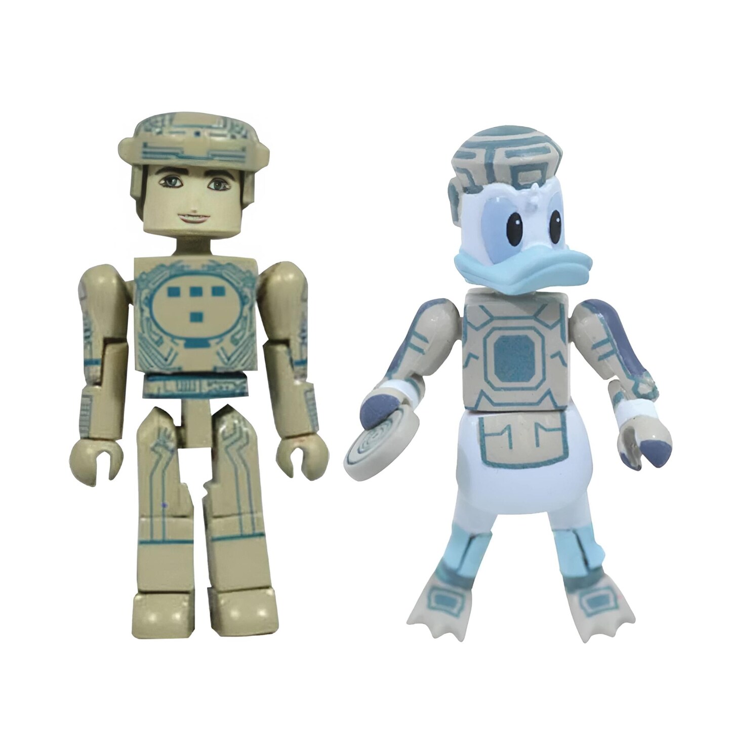 Kingdom Hearts Minimates Series 1 | Space Paranoids Donald &#x26; Tron