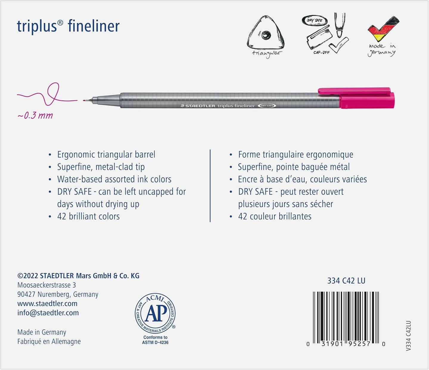 Fineliner triplus 42pcs