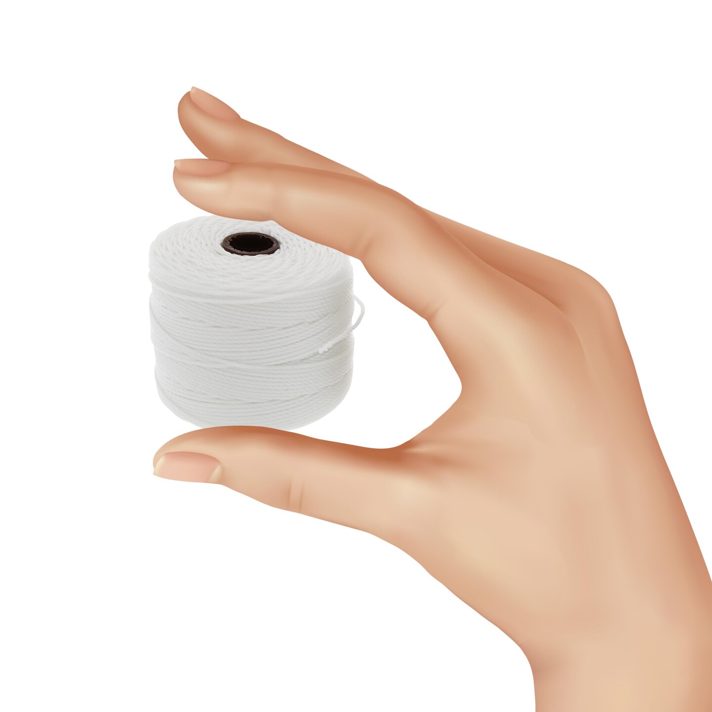 The Beadsmith S-Lon Bead Cord – .5 mm Twisted Nylon Cord for Stringing