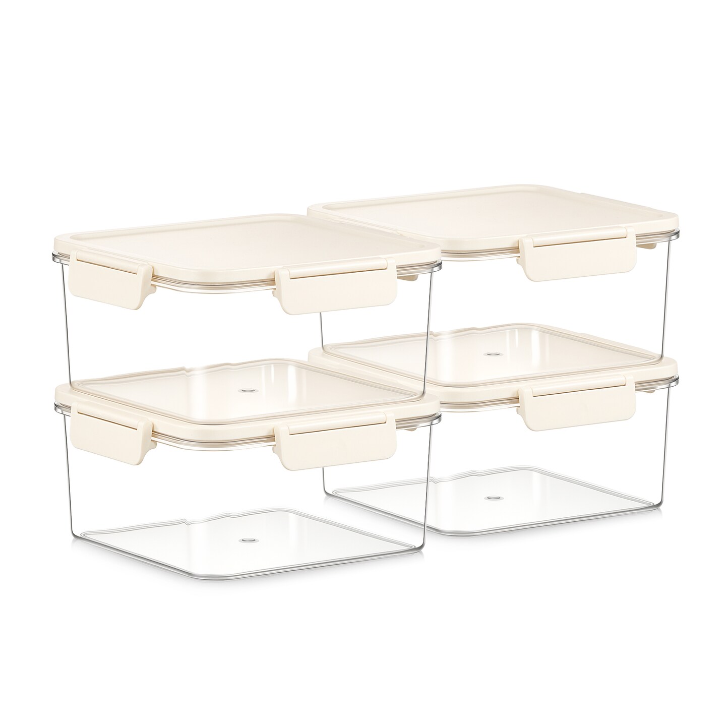 Sorbus Airtight Stackable Food Container – Clear Pantry Canister