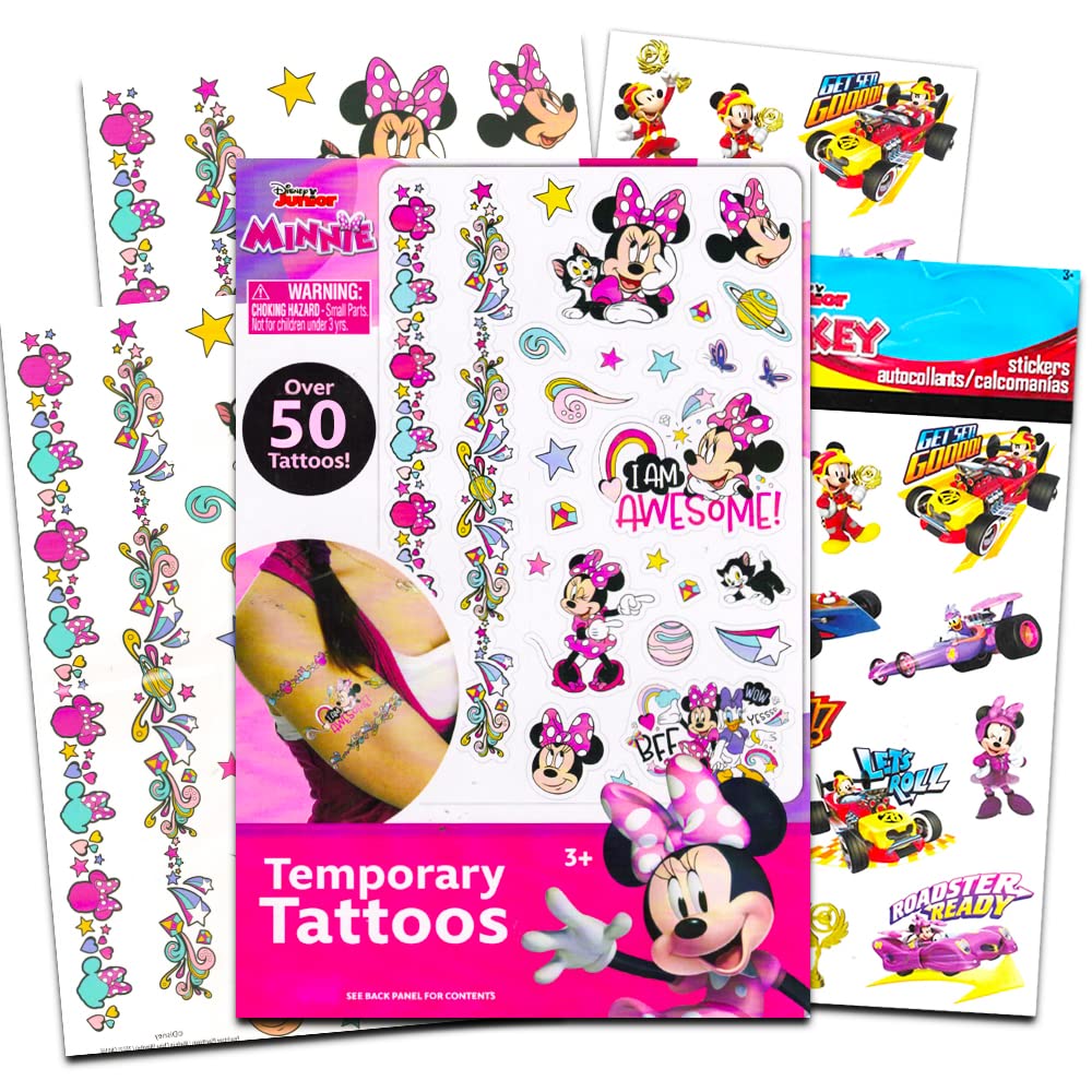 Disney Minnie Mouse Tattoos Party Favor Set - 50 Disney