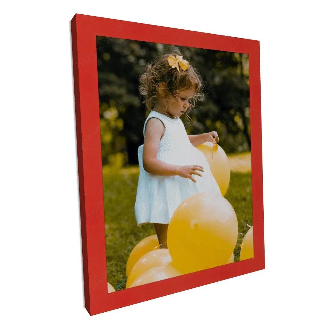 Modern 20X30 Red Picture Frame Gallery Wall Hanging