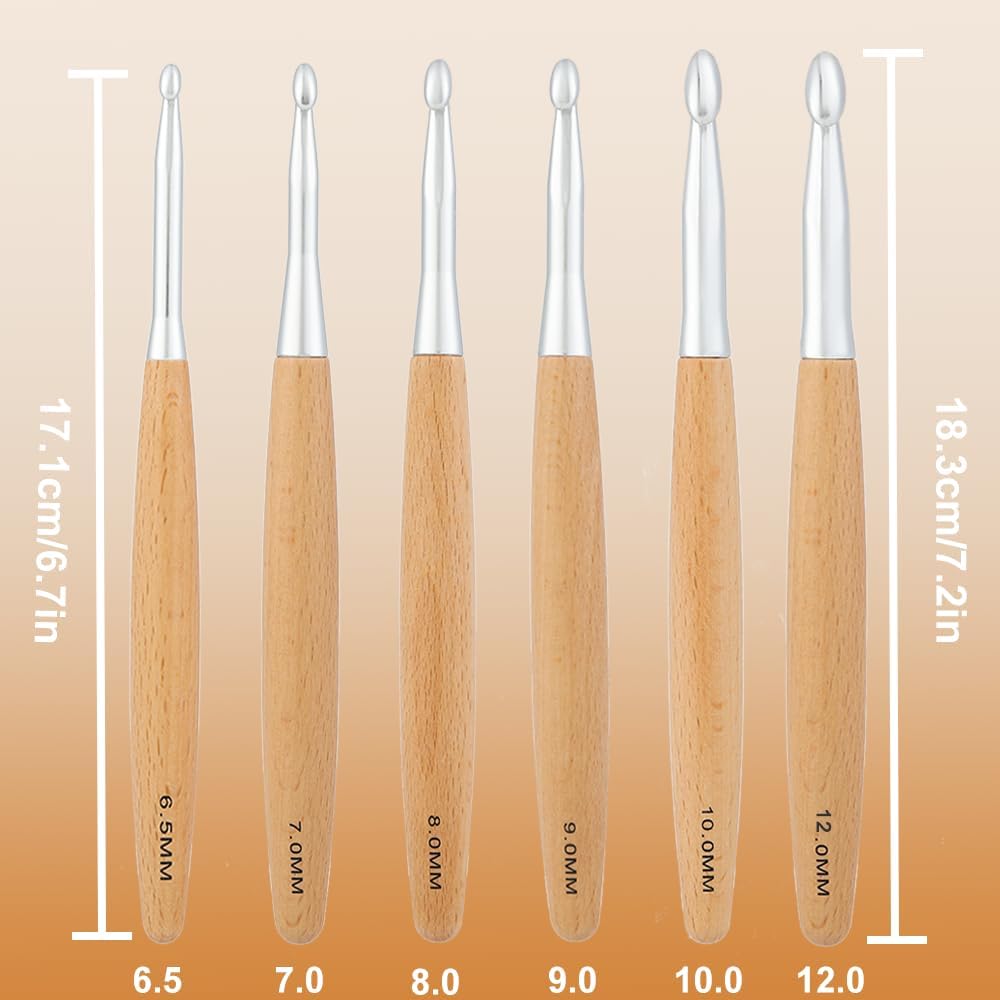 Yarniss Large Crochet Hooks Set