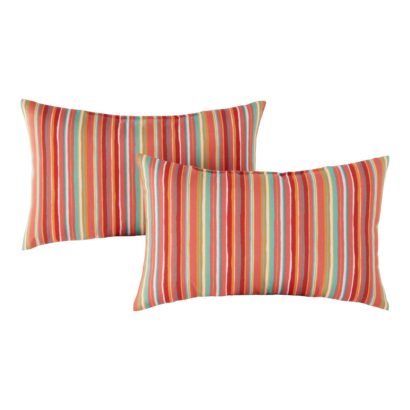 Outdoor 19 x 12 in. Rectangle Throw Pillow (2-Pack)