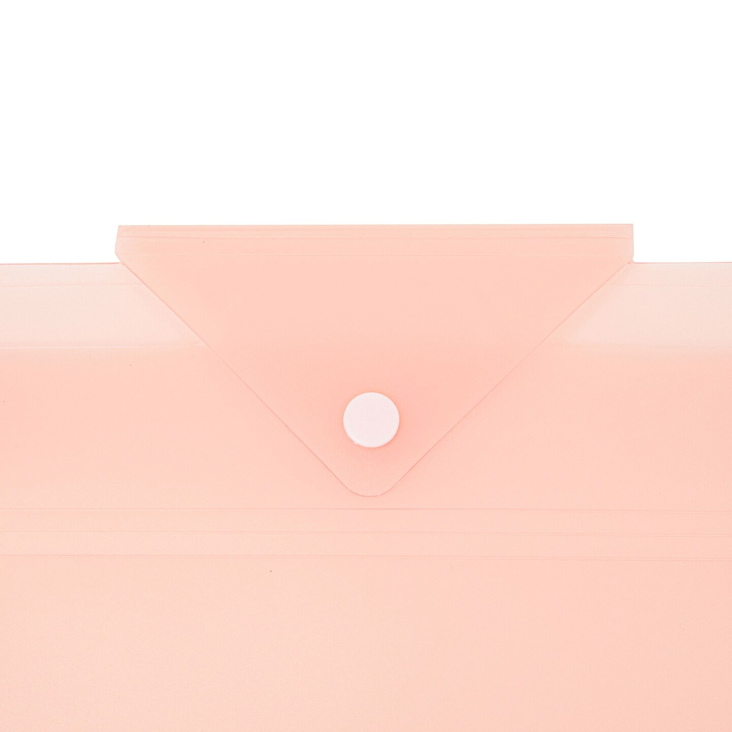 3 Pack Expanding File Folder, Pocket Document Organizer with Snap Closure and Labels (Letter Size, Pink)