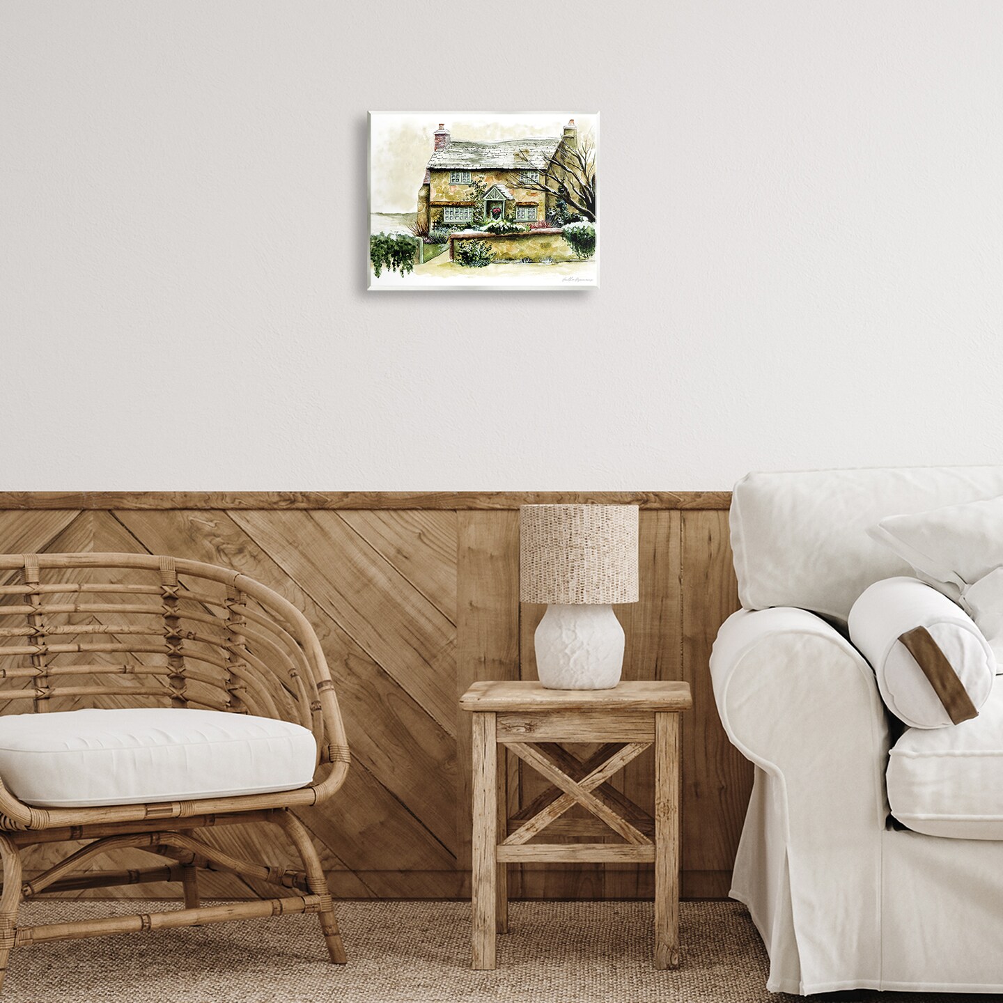 Stupell Industries English Cottage Painting Wall Plaque By Heather Desormeaux