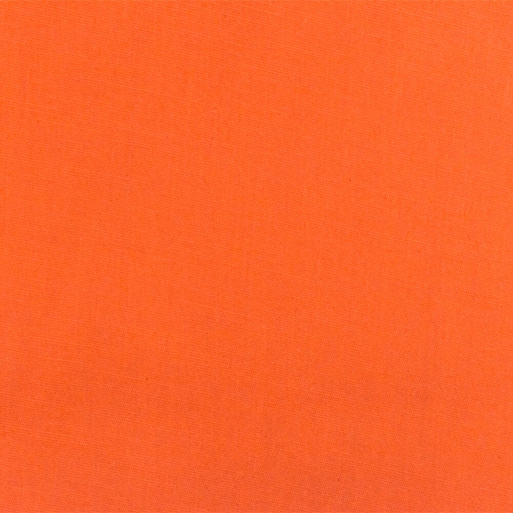 Simple Orange Solid Polyester Broadcloth Woven Fabric By the Yard