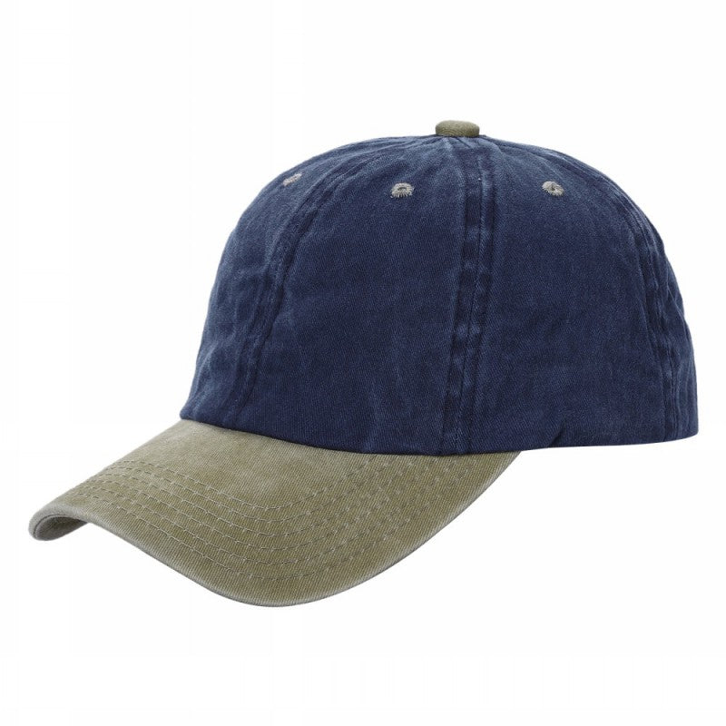 PDH Pigment Dyed Hat 100% Cotton Vintage Washed Look Adjustable Fit