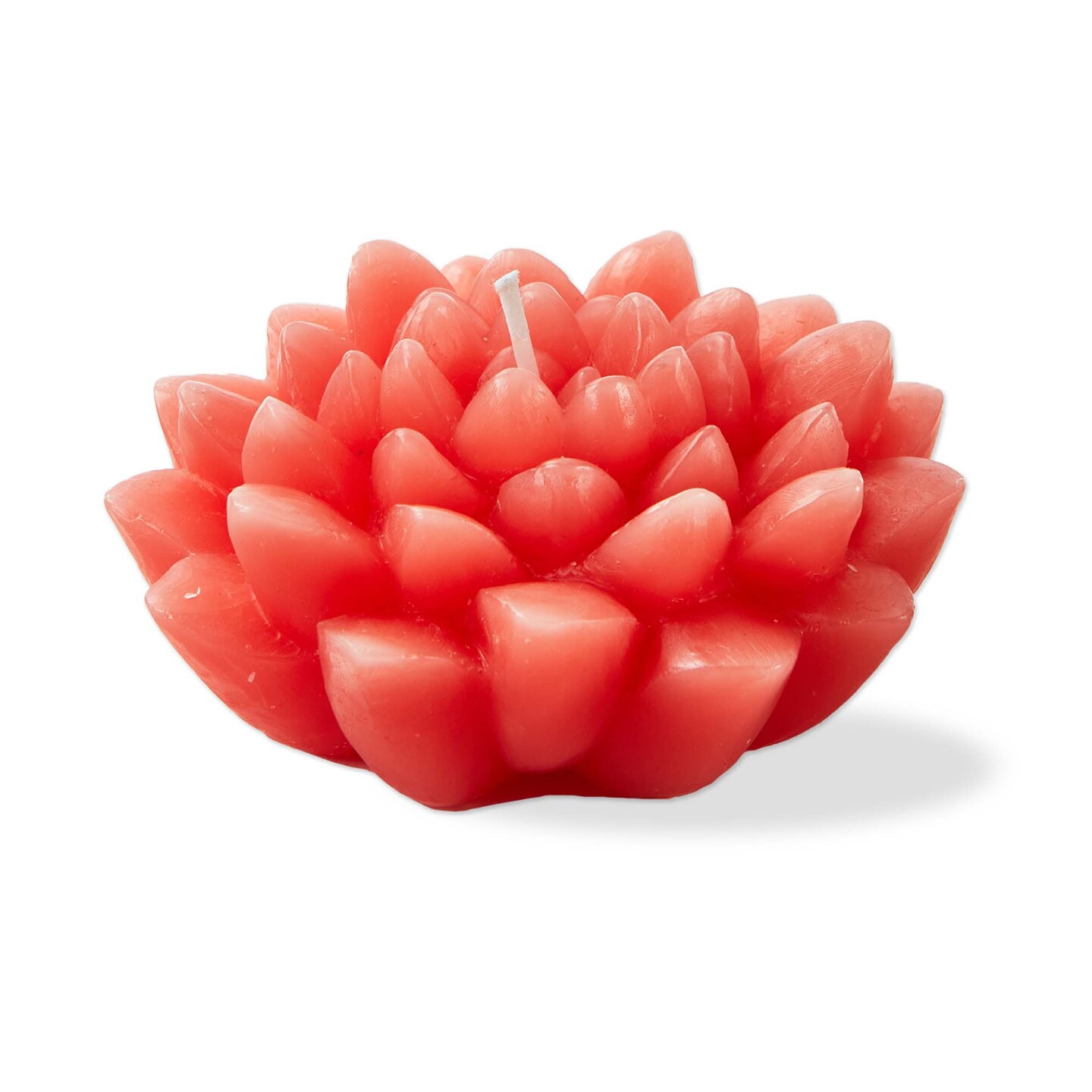 Blossom Flower Shaped Novelty Paraffin Wax Candle Pink, Burn Time 2.5 hours